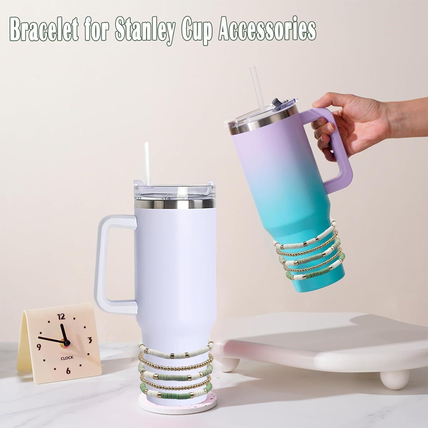 5 Accesorios Verdes para Copa Stanley Foaryoer 30oz/40oz