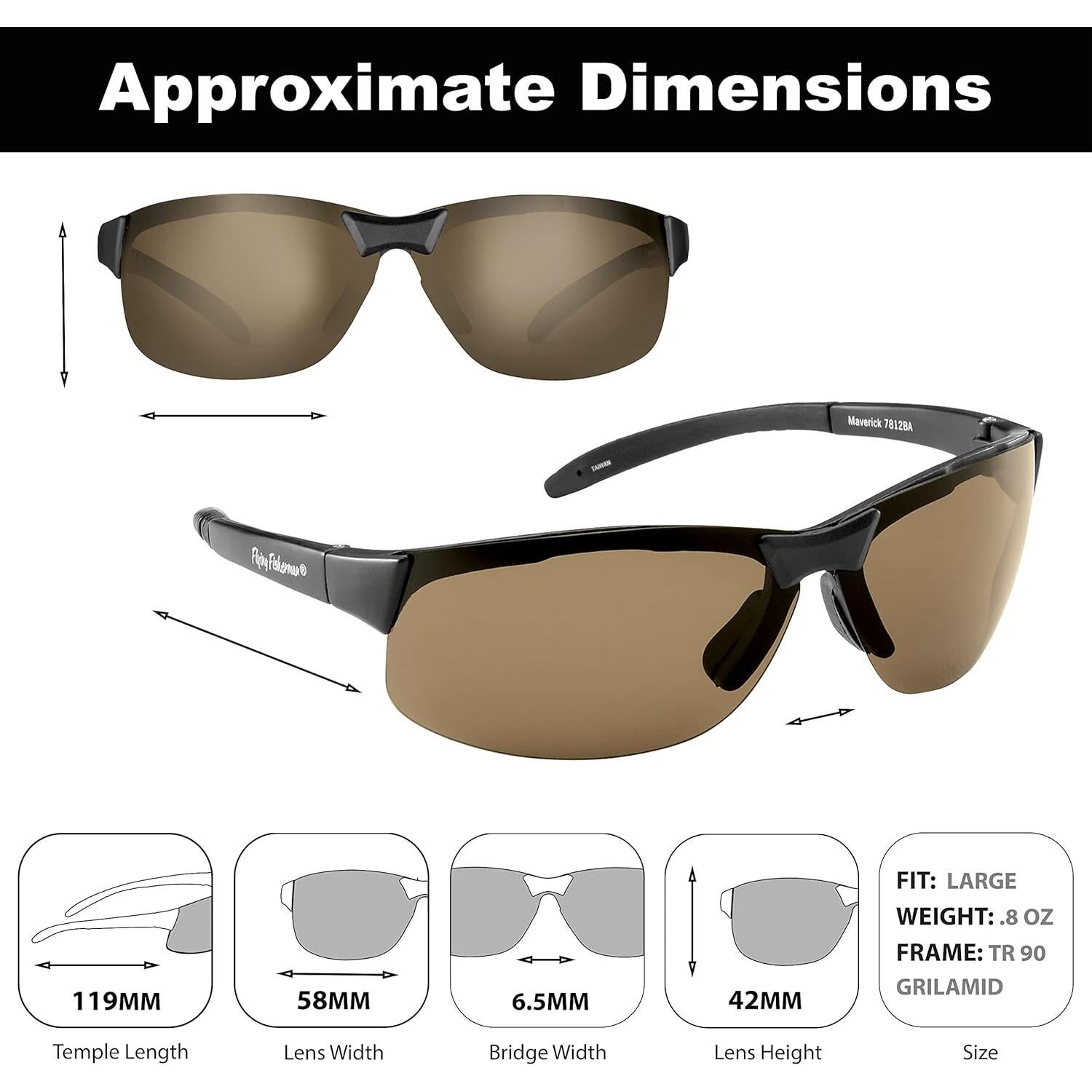 Gafas de sol polarizadas Flying Fisherman Maverick UV AcuTint