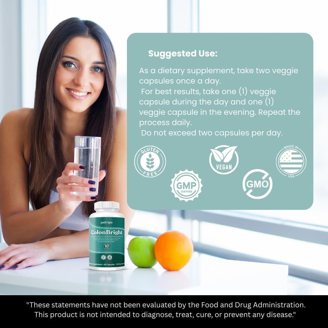 Polvo de Cáscara de Psyllium ColonBright - Suplemento Digestivo 30 Porciones