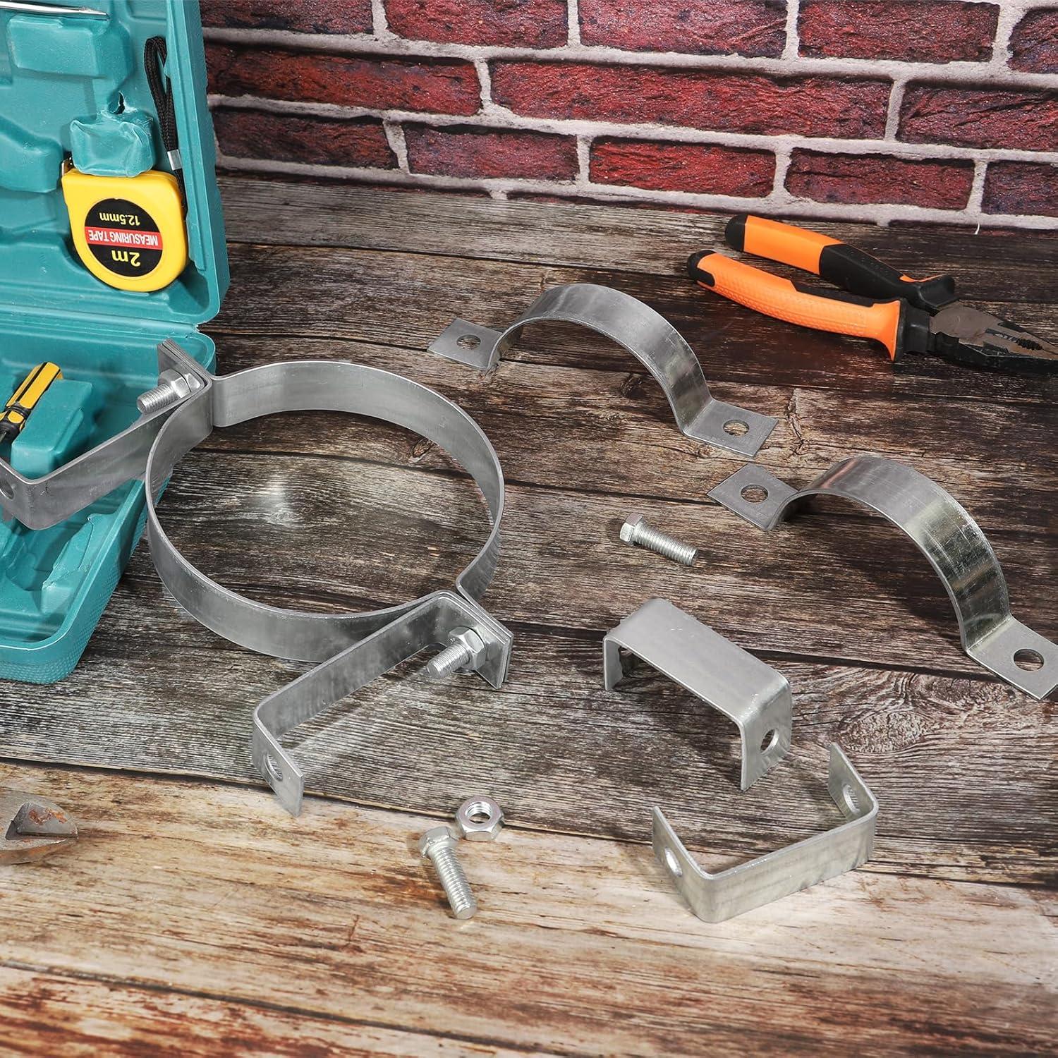 2 Piezas Correa de Tubo de Ventilación 4" Mineye Ajustable