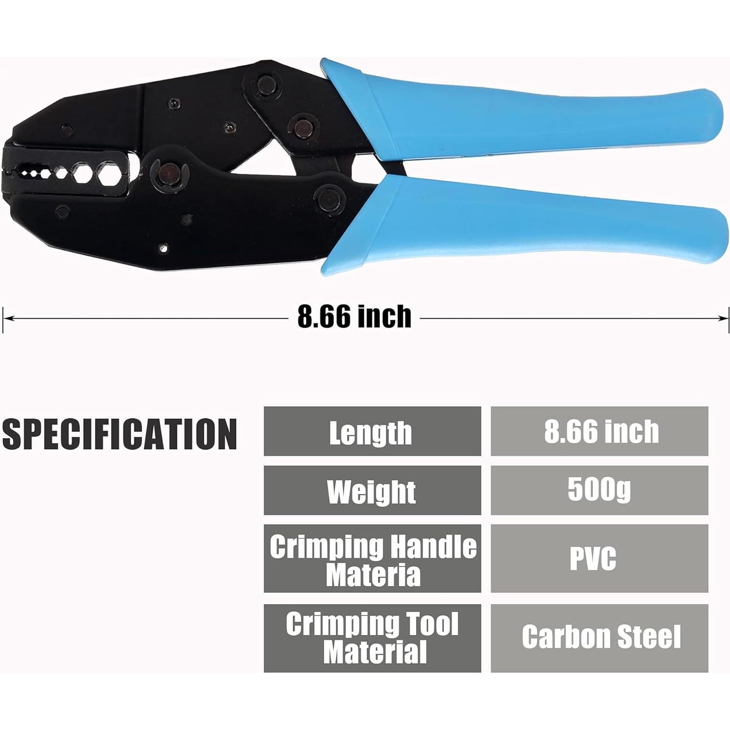 Conector BNC RG58 + Herramienta Crimpado TLS.eagle 10 Pcs