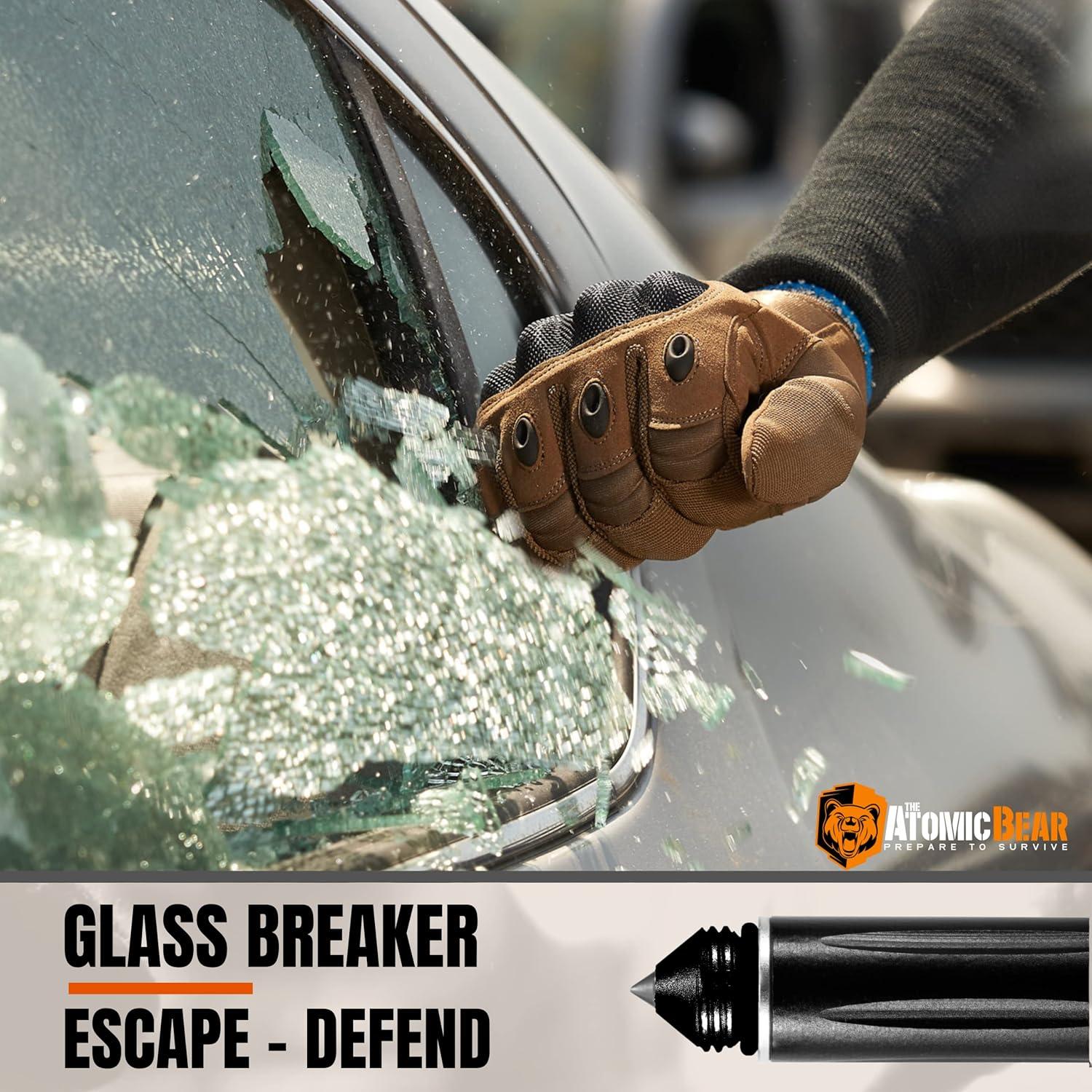 Bolígrafo Táctico The Atomic Bear MTP-6 con Linterna LED