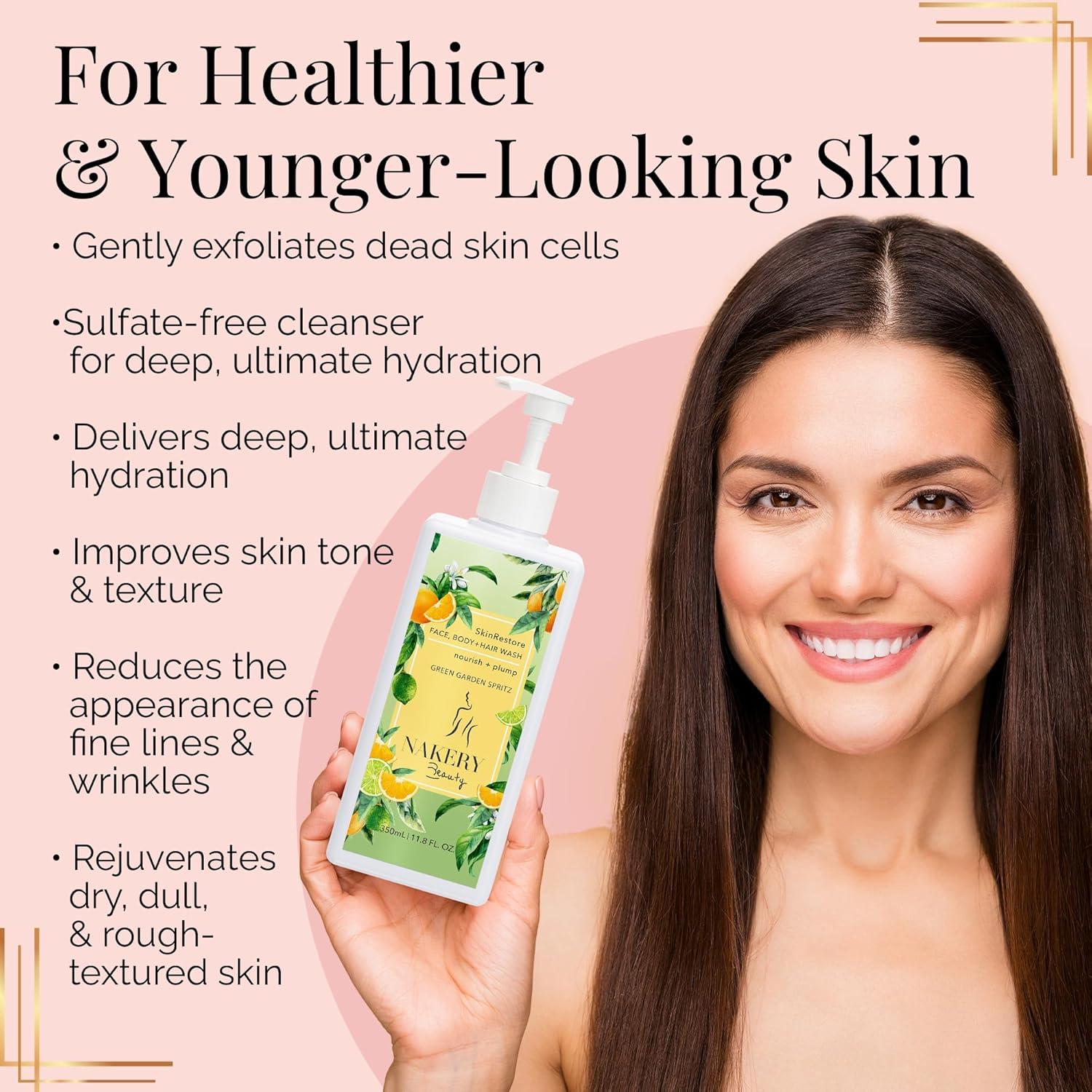 Gel de Ducha Hidratante Nakery Beauty 350ml - Piel Sensible