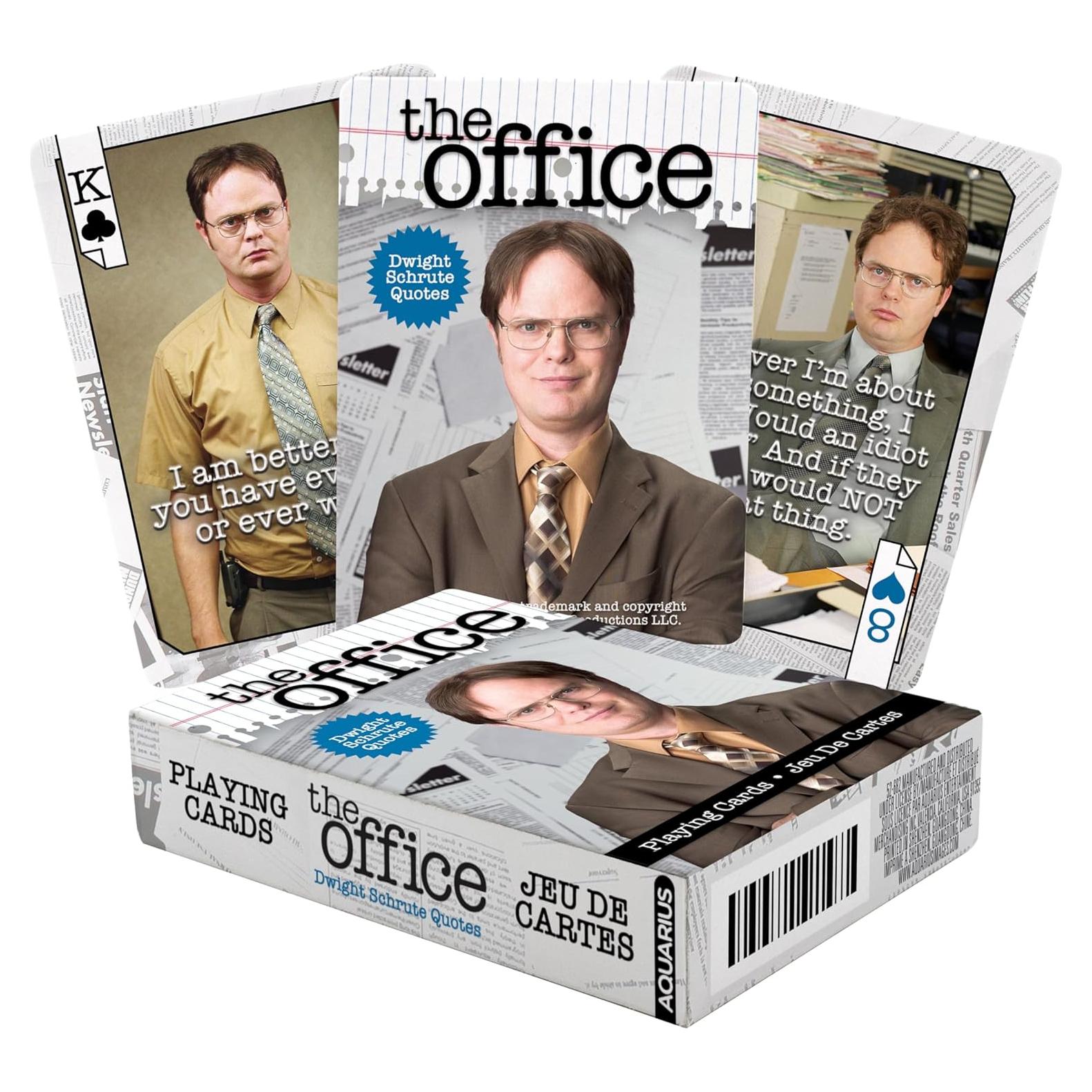 Baraja de Cartas The Office Aquarius - Citas de Dwight 54 Piezas