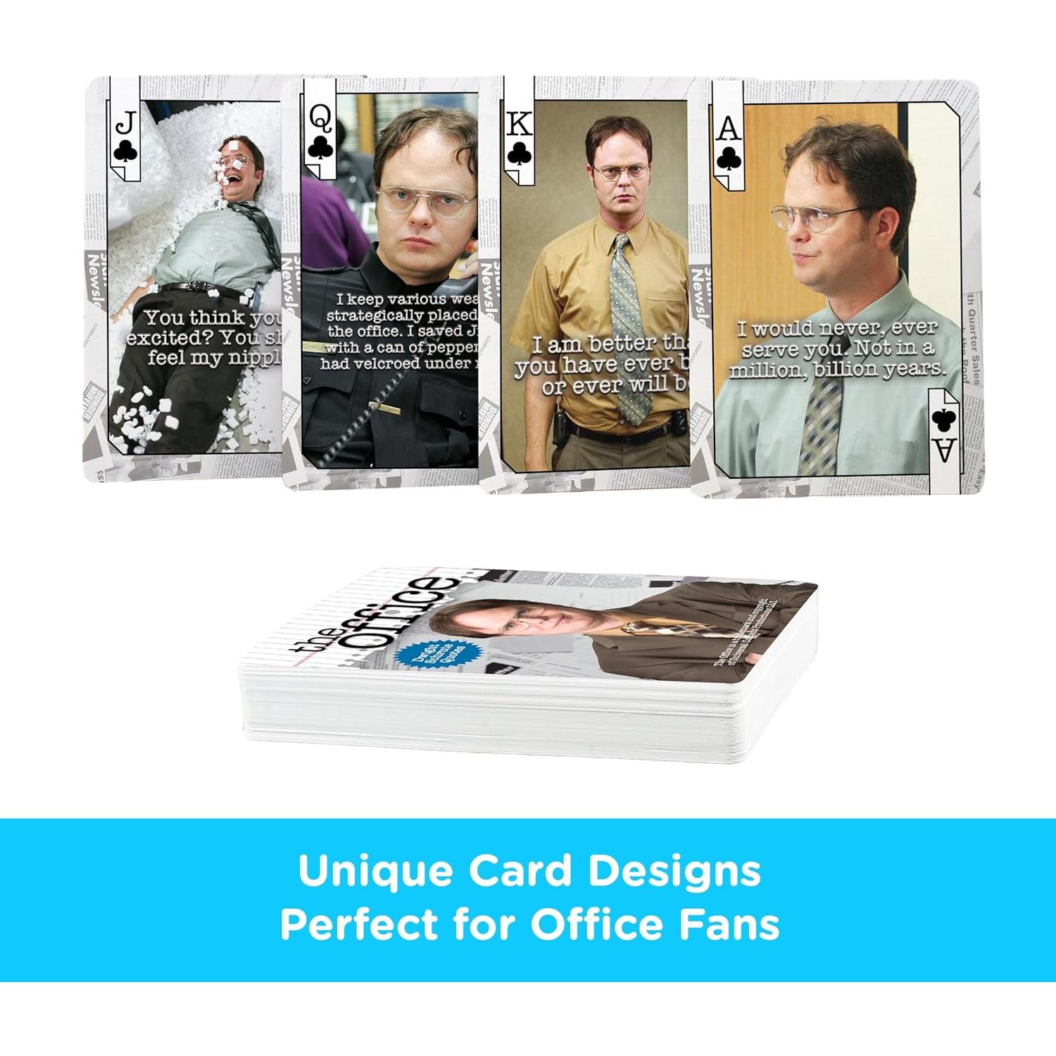 Baraja de Cartas The Office Aquarius - Citas de Dwight 54 Piezas