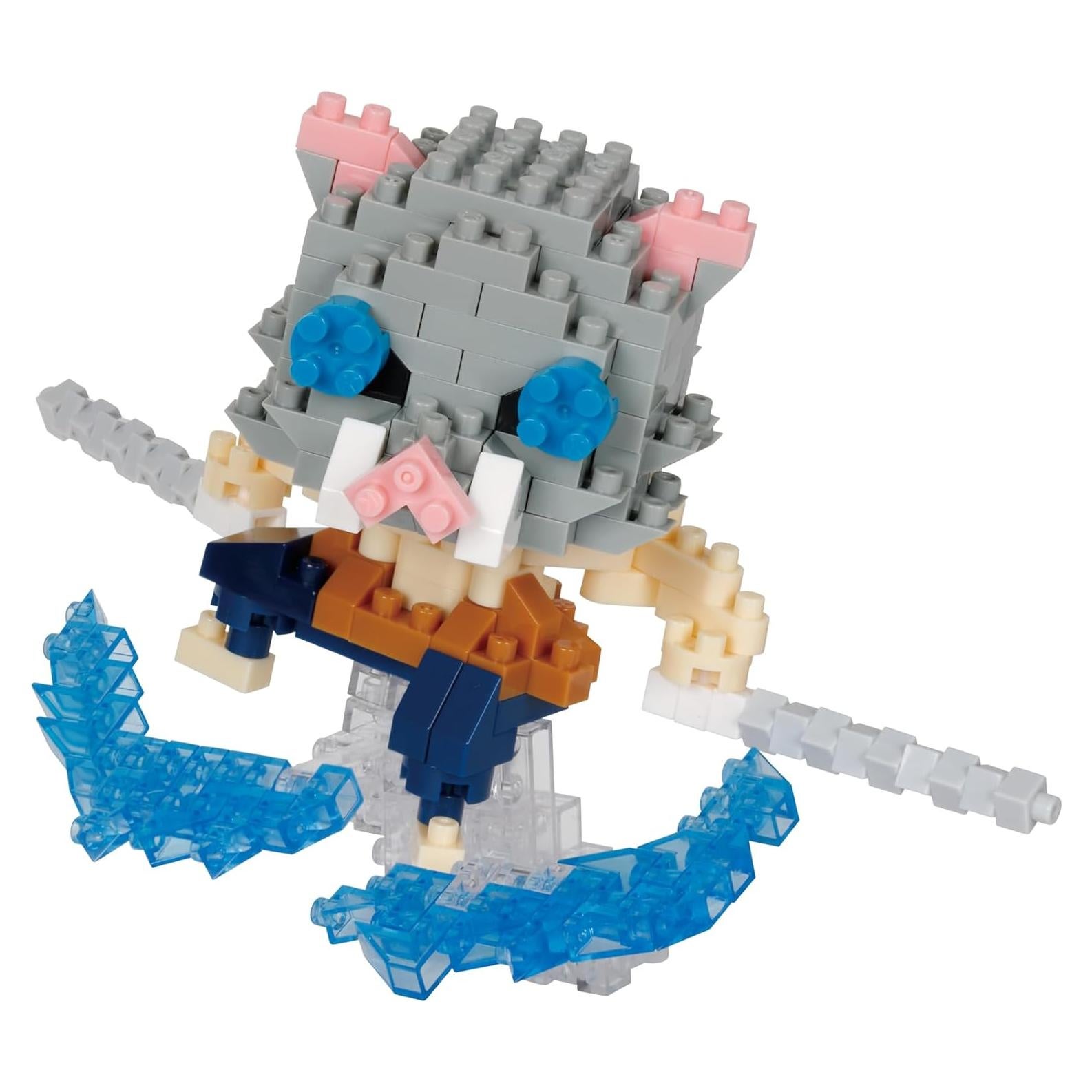 Nanoblock Inosuke Hashibira Demon Slayer 270 Piezas 7.2 cm