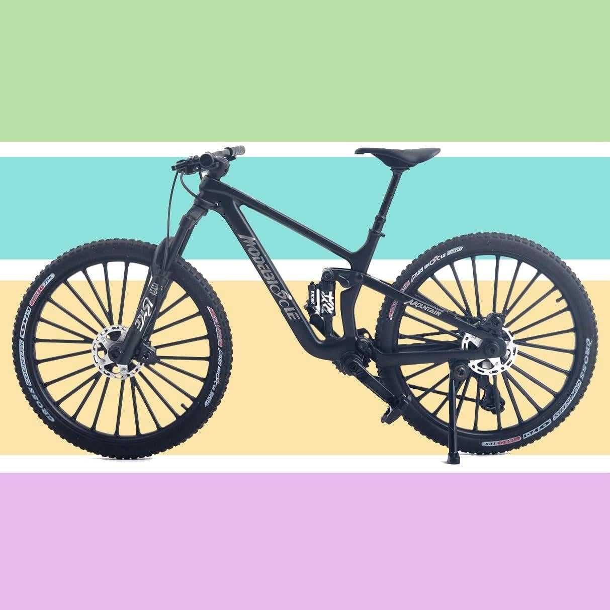 Bicicleta de Montaña Miniatura ZIYUE 20.3x11.2cm Negro