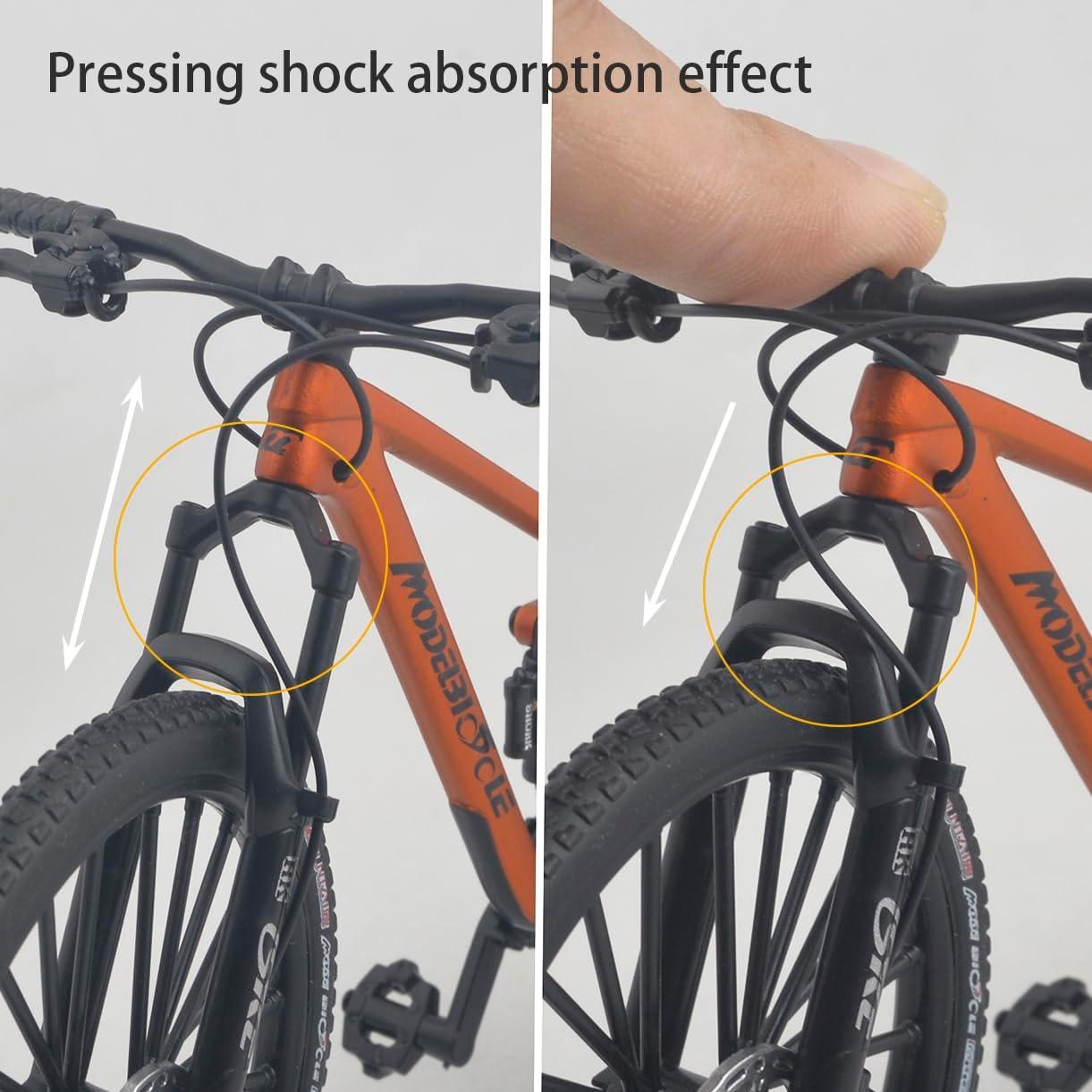 Bicicleta de Montaña Miniatura ZIYUE 20.3x11.2cm Negro