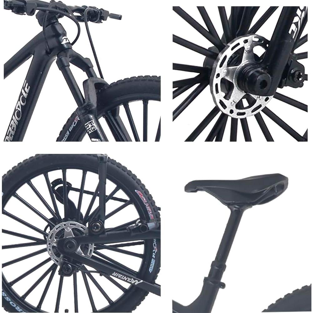 Bicicleta de Montaña Miniatura ZIYUE 20.3x11.2cm Negro