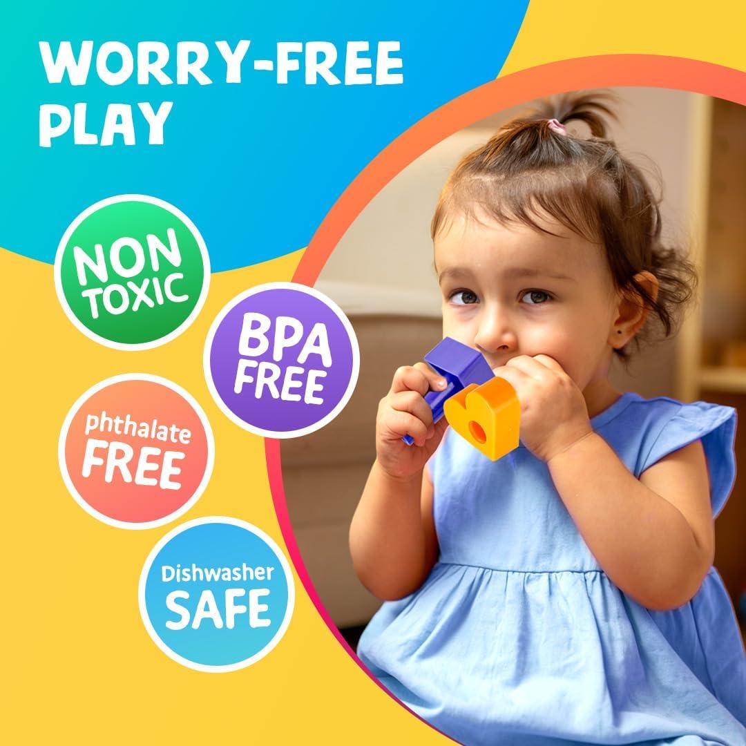 Tablero de Clavos Skoolzy 38 pcs para Niños 3+ Años