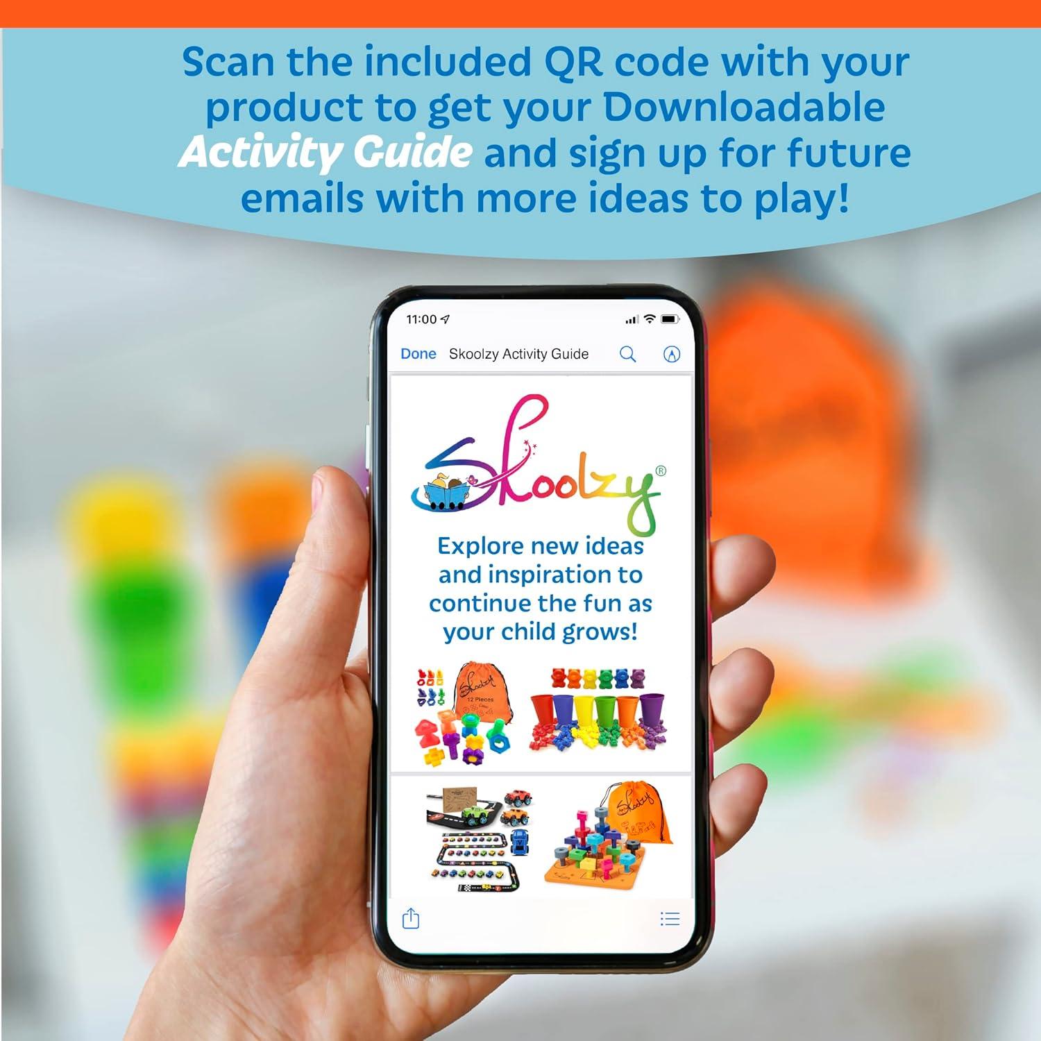 Tablero de Clavos Skoolzy 38 pcs para Niños 3+ Años