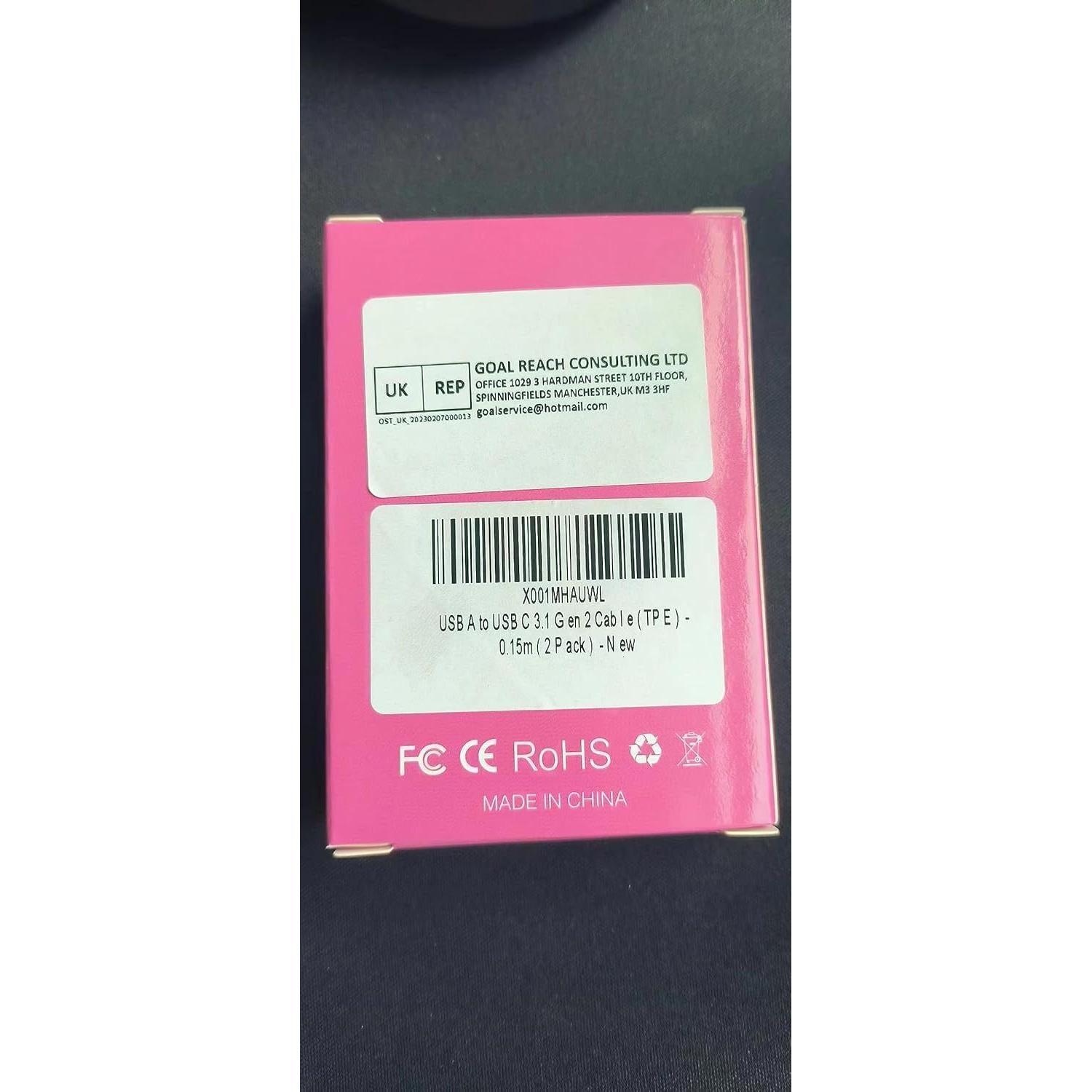 Cable USB A a USB C 3.1 Gen 2 15cm 10Gbps Carga 60W LDLrui