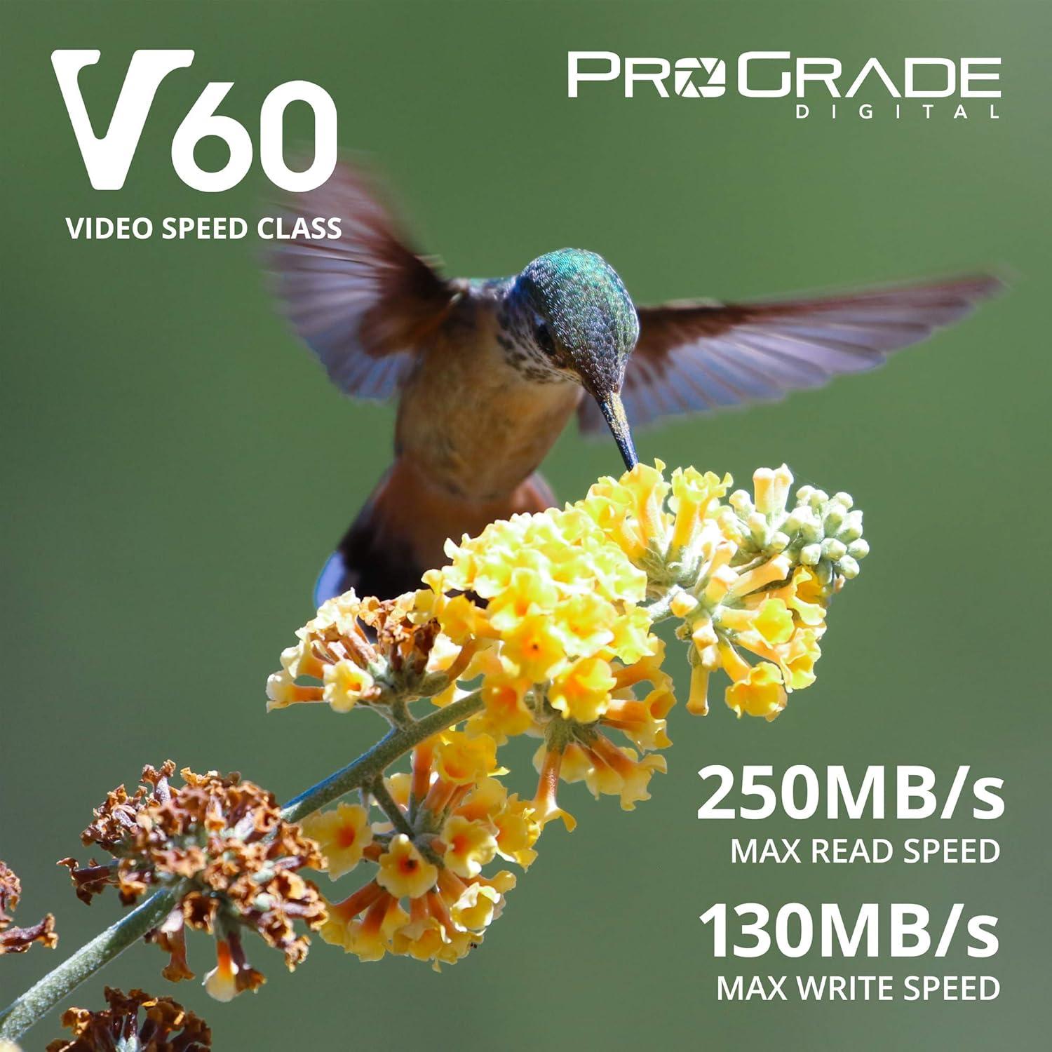 Tarjeta SDXC ProGrade Digital 128GB UHS-II V60 250MB/s
