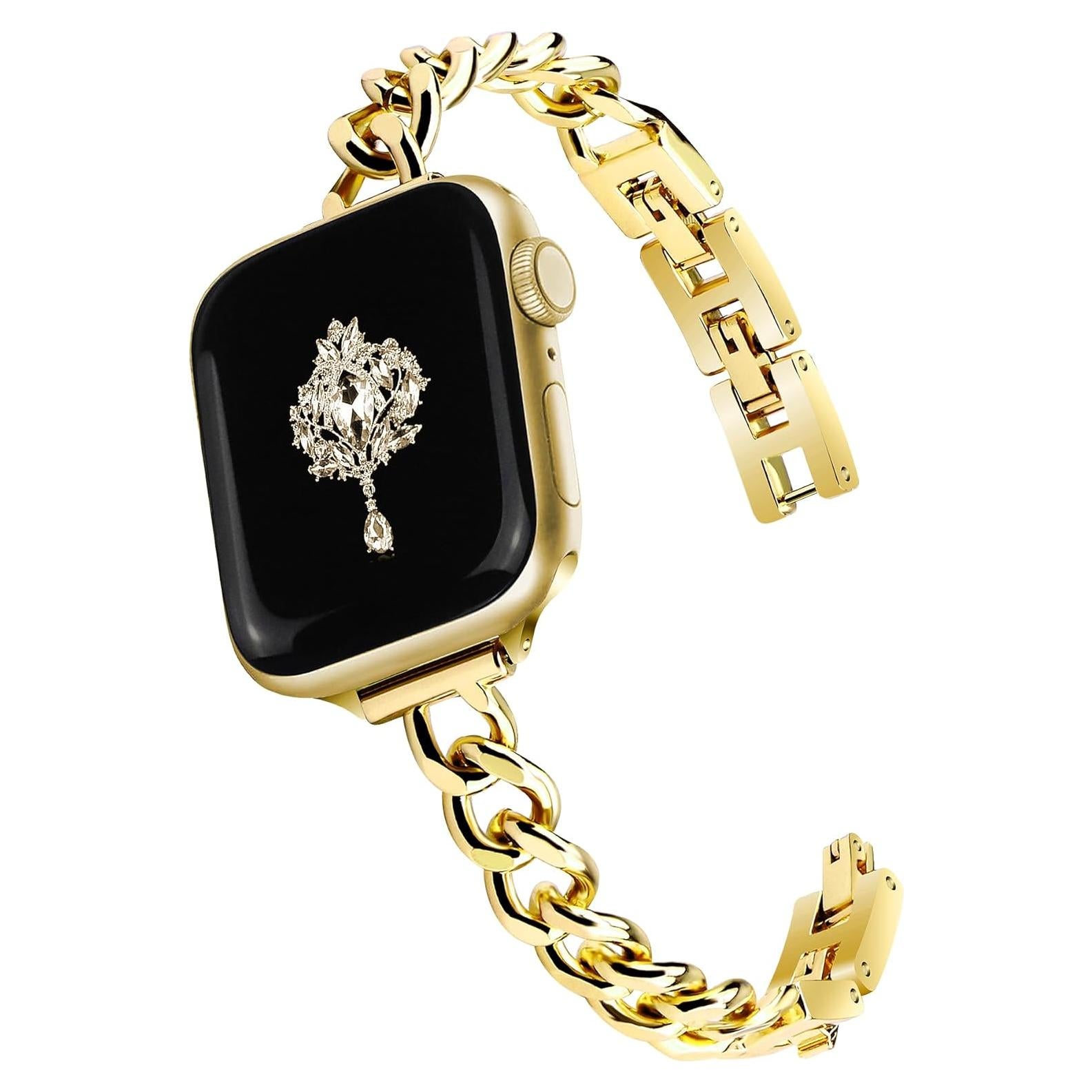 Banda Dorada Slim Newlibery para Apple Watch 38-42mm Ajustable