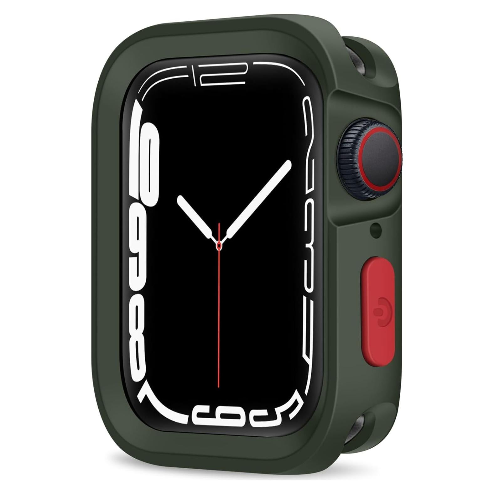 Funda Protectora ZZDZZ Verde Militar para Apple Watch 40mm 41mm