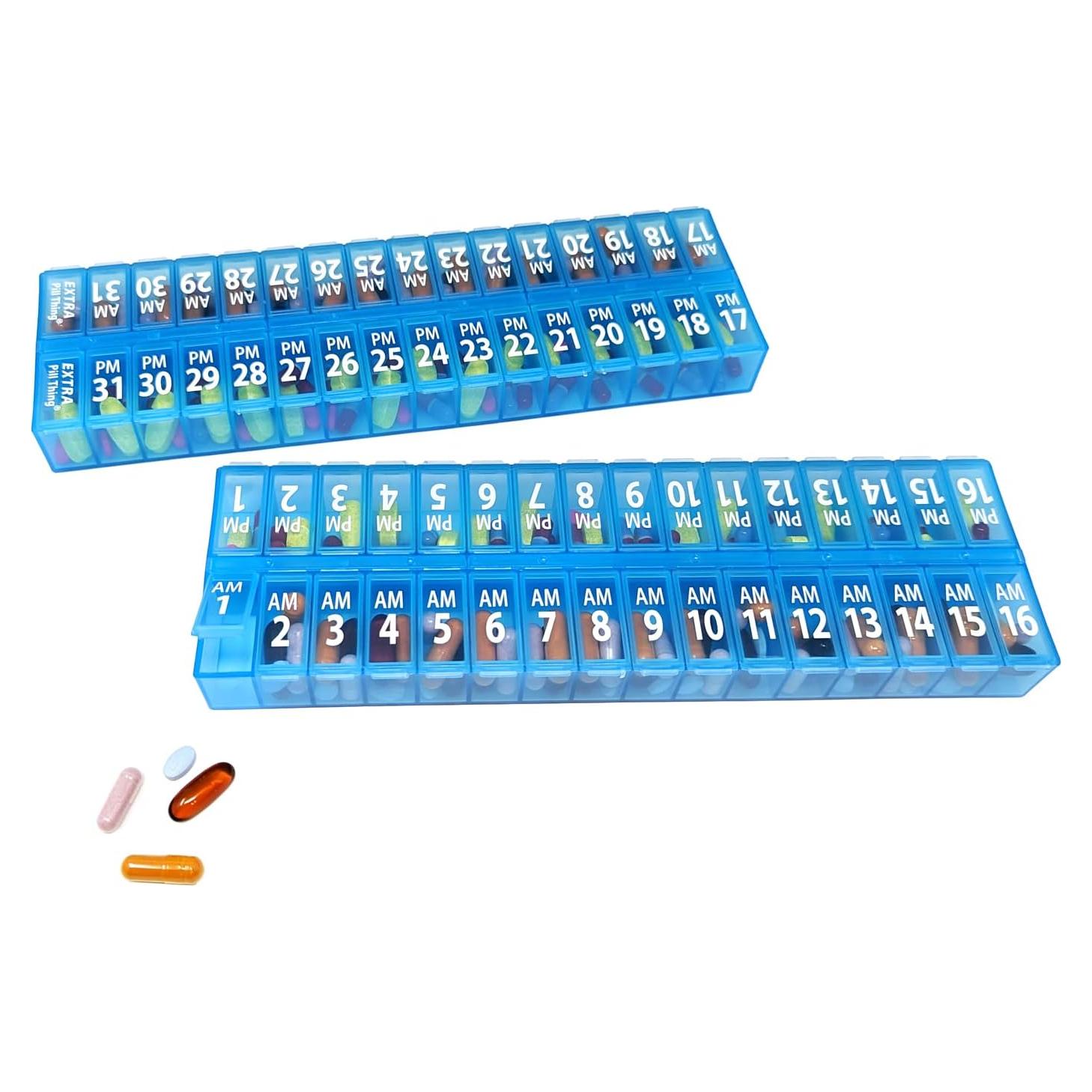 Juego Organizador de Pastillas AM PM Pill Thing - 31 Días