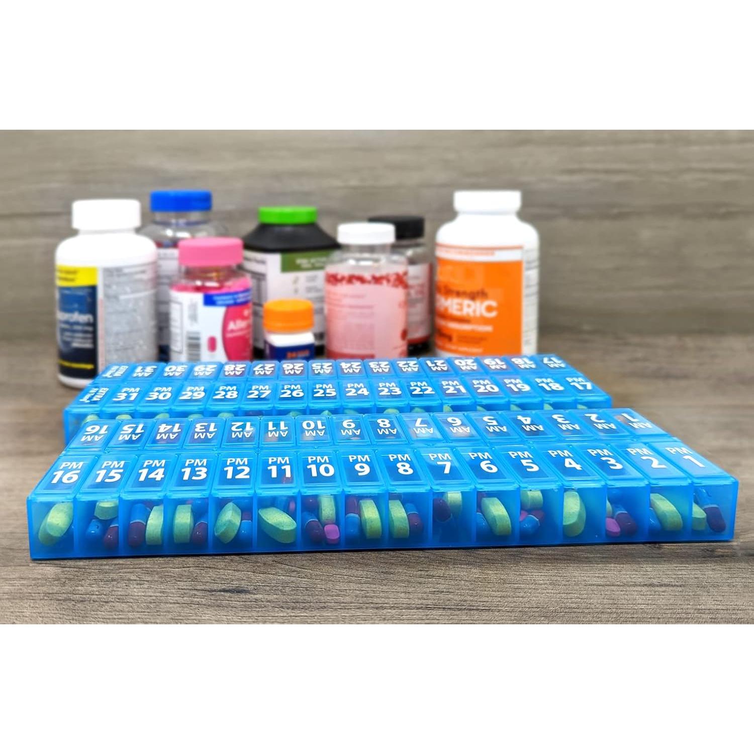 Juego Organizador de Pastillas AM PM Pill Thing - 31 Días