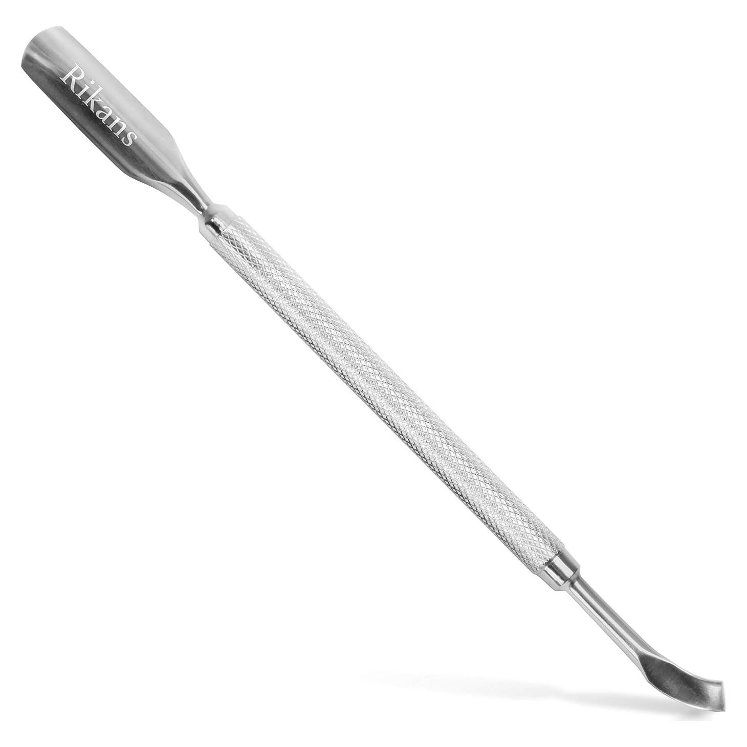 Removedor de Cutículas Rikans de Acero Inoxidable 2 en 1