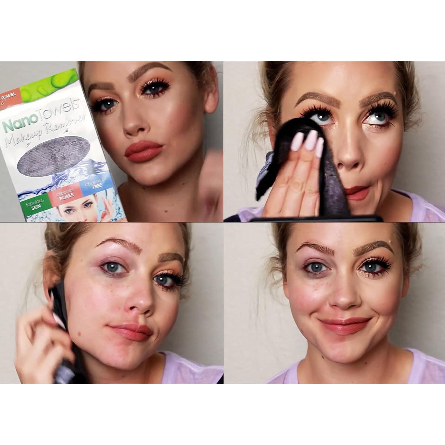 Toalla Nano Desmaquillante Life Miracle Gris 20x11 cm