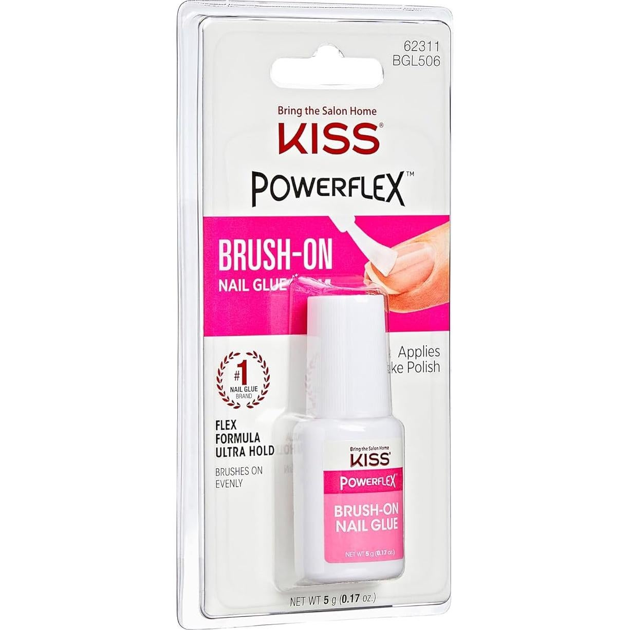 KISS PowerFlex Pegamento para Uñas Postizas 5g Transparente