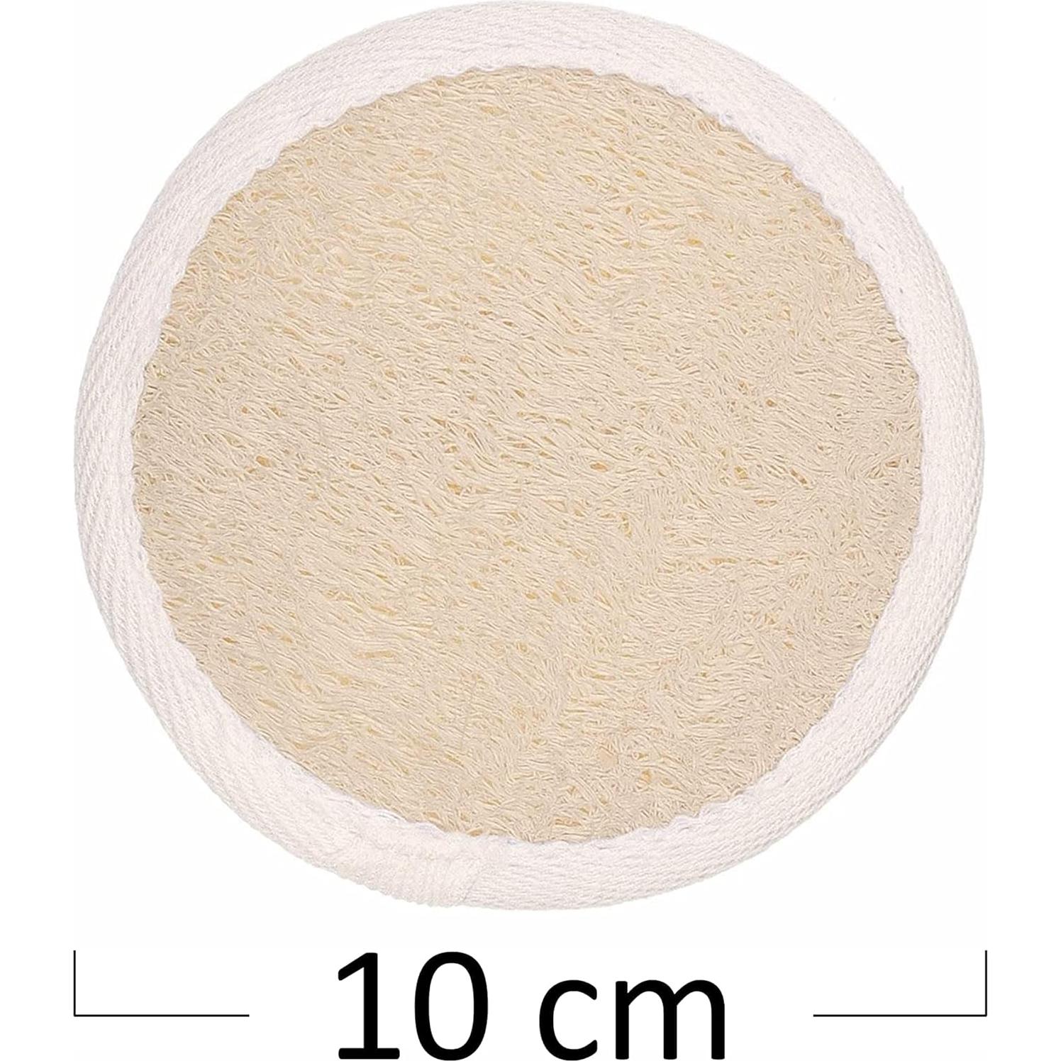 Esponjas de Lufa Natural Eco-Fused - Paquete de 5 Unidades