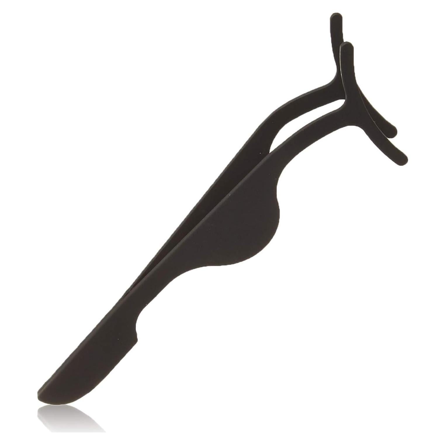 Pinzas para Pestañas Postizas EIAKE - Acero Inoxidable Negro