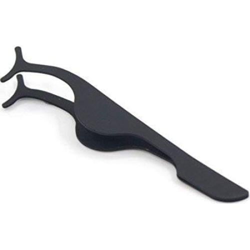 Pinzas para Pestañas Postizas EIAKE - Acero Inoxidable Negro
