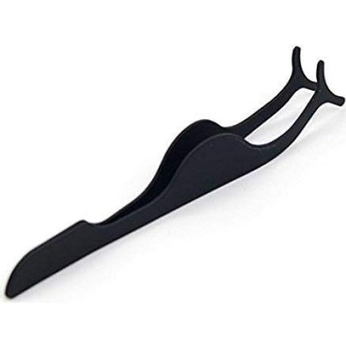 Pinzas para Pestañas Postizas EIAKE - Acero Inoxidable Negro