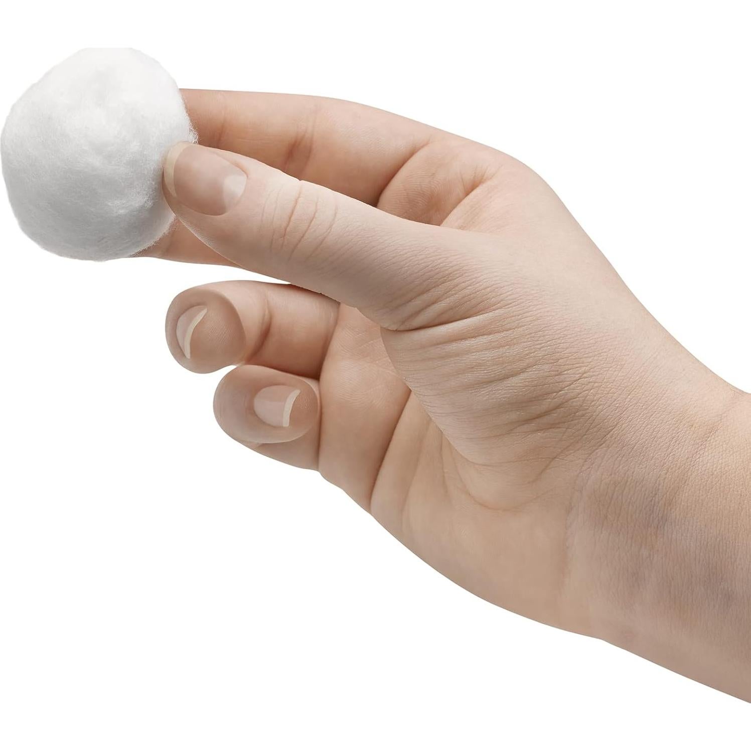 Bolas de Algodón Amazon Basics 200 Unidades Hipoalergénicas