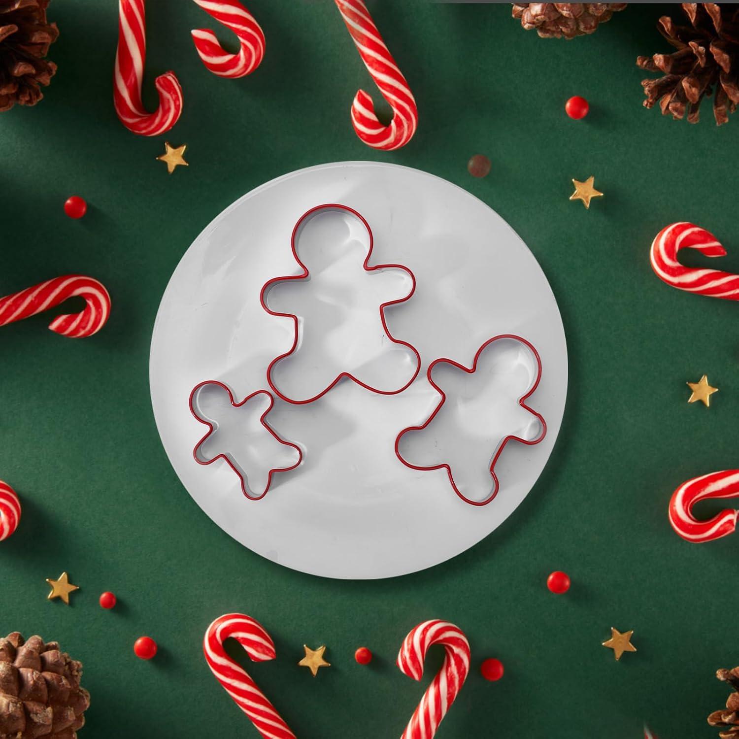 Cortadores de Galletas de Hombre de Jengibre Grlifbaw 3 Piezas