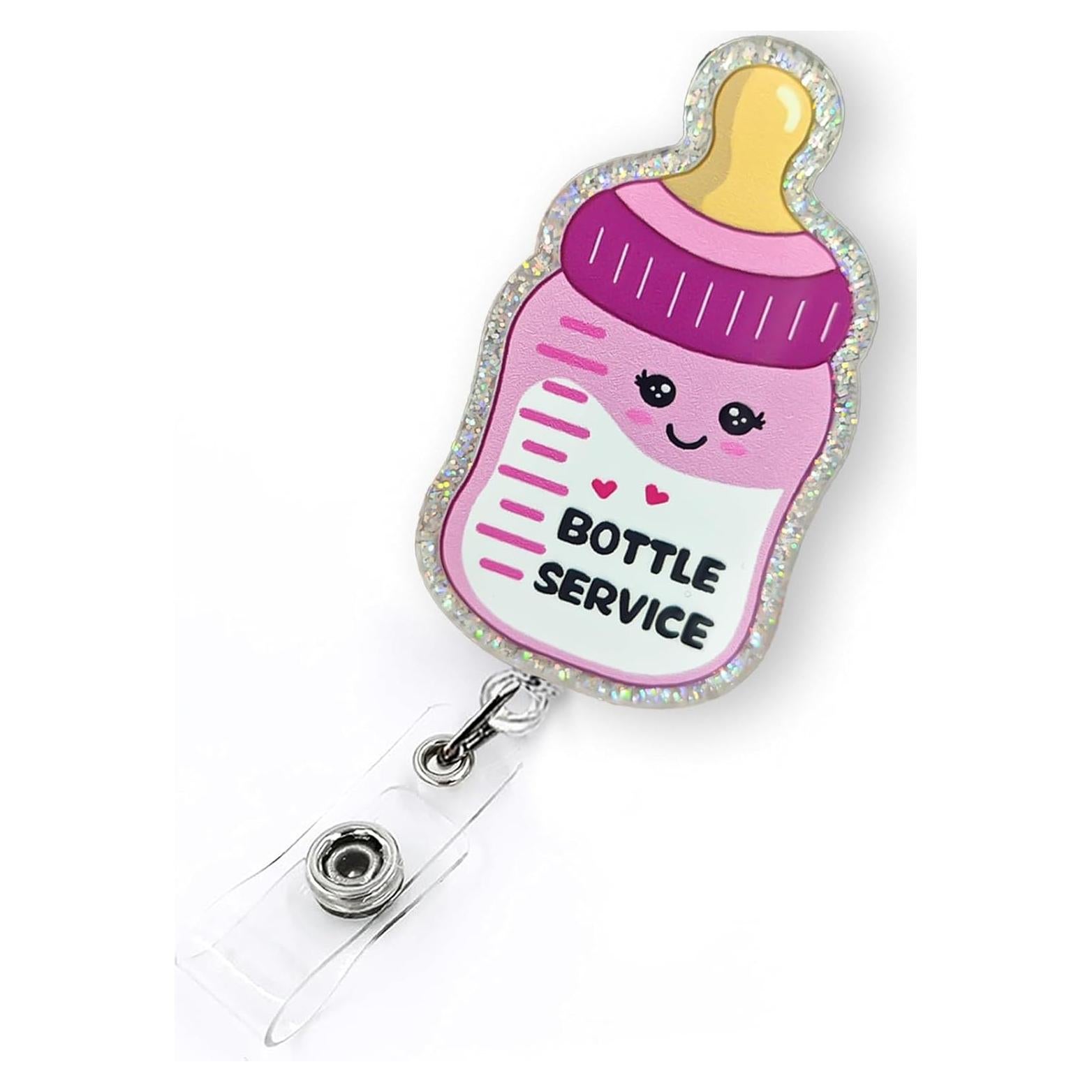 Portabotones Retráctil LEBEIGHT para Enfermeras - Acrílico