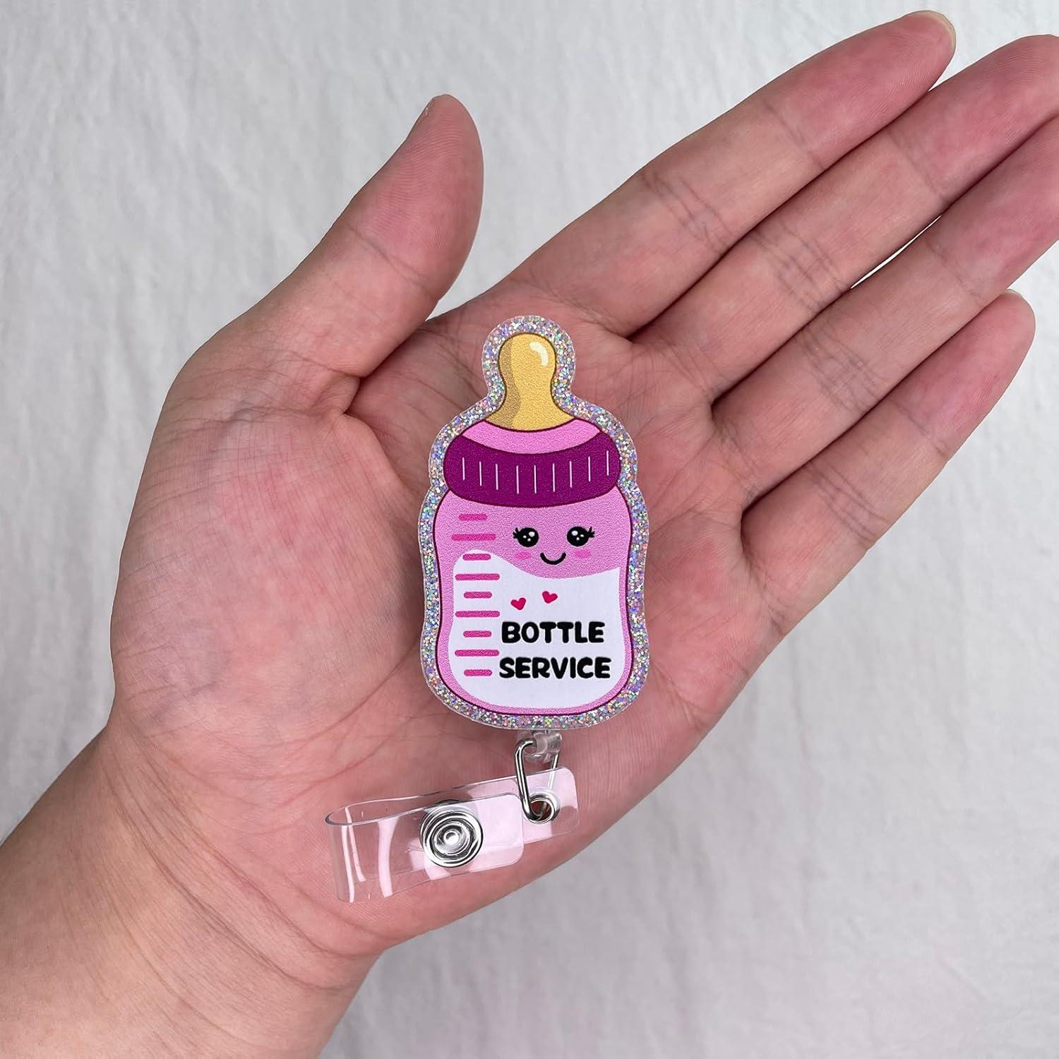 Portabotones Retráctil LEBEIGHT para Enfermeras - Acrílico