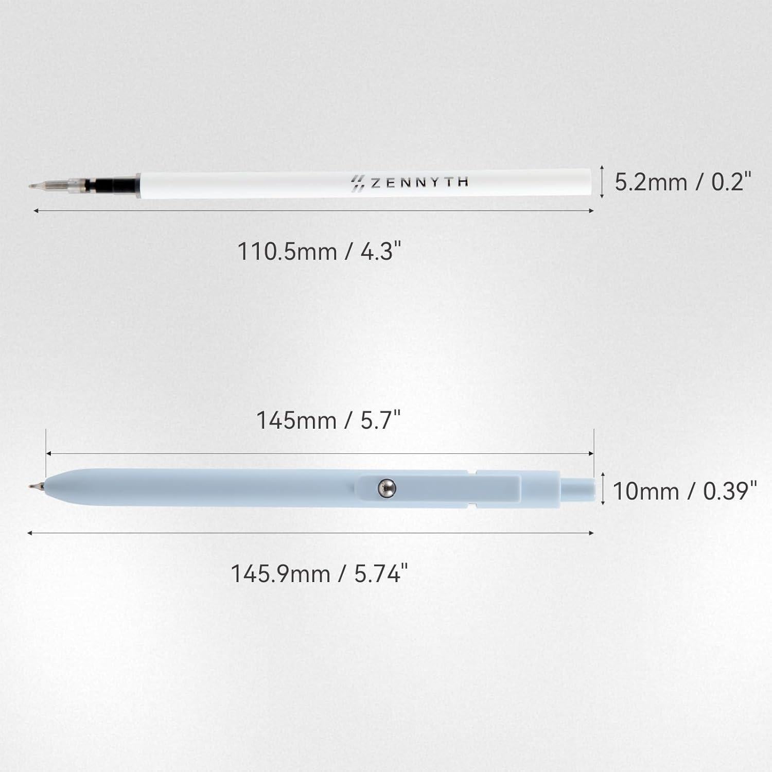 Conjunto de bolígrafos de gel MengRan 0.5mm tinta negra rápida