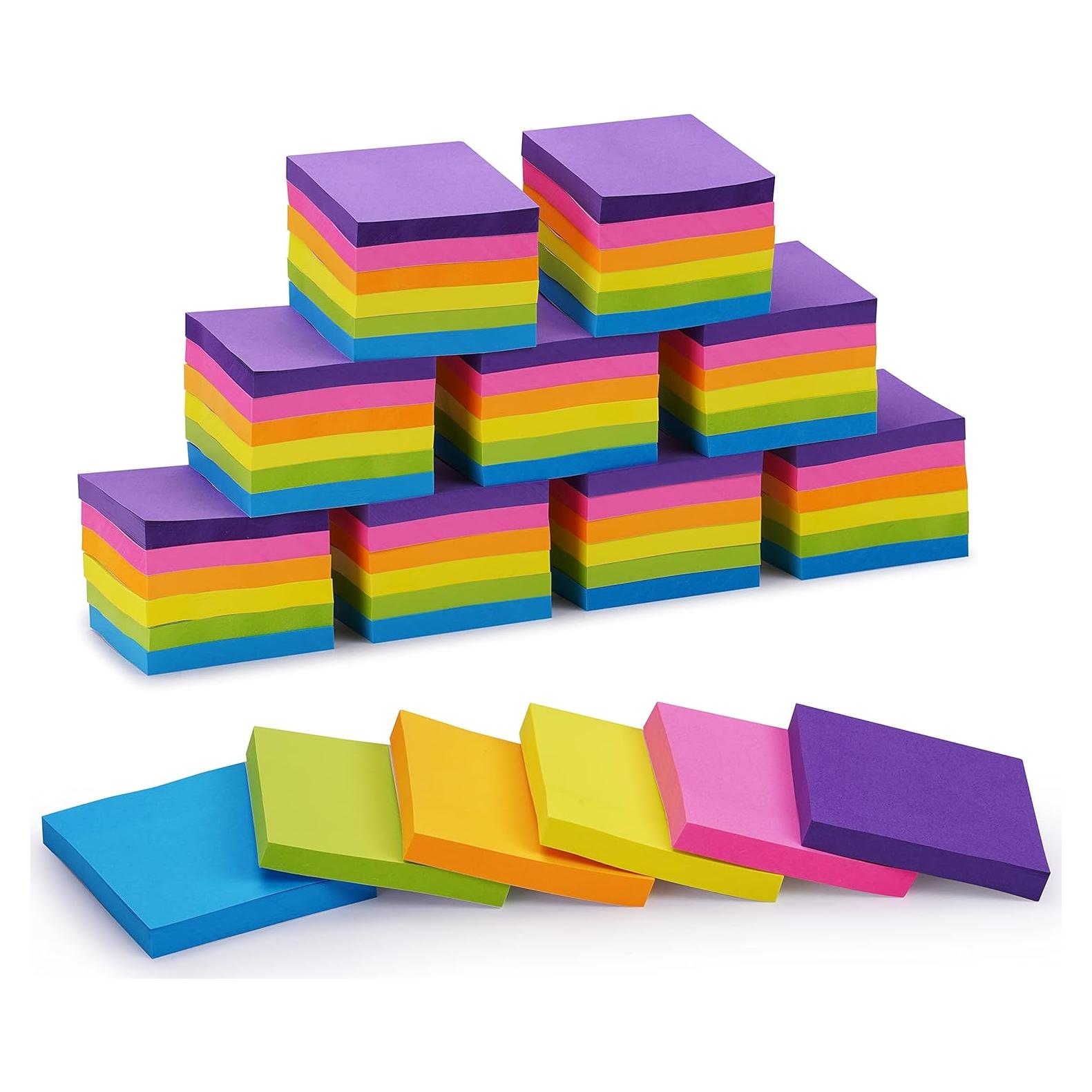 Notas Adhesivas Ezzgol 60 Blocs 3x3 cm Colores Brillantes