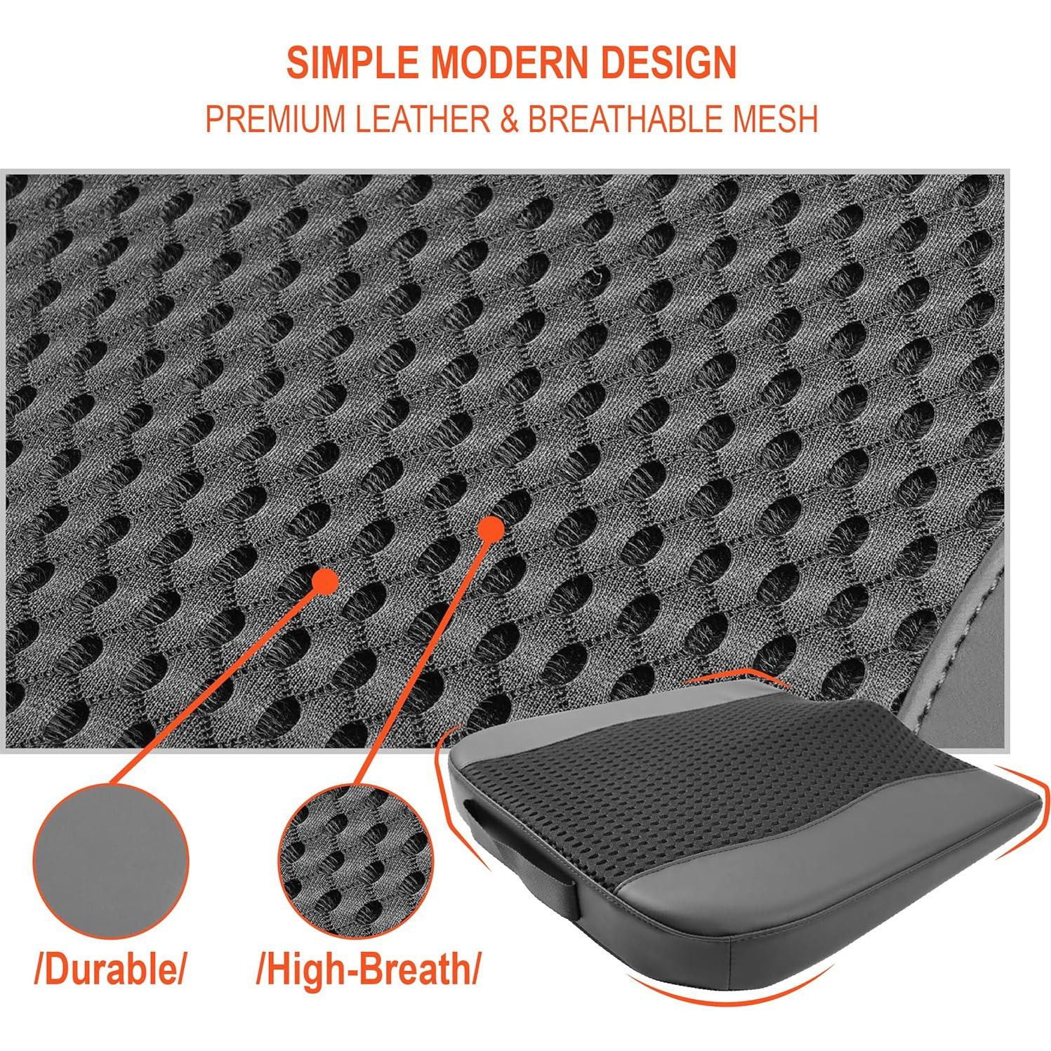 Cojín de Asiento de Coche Lofty Aim - Espuma de Memoria 45x43cm