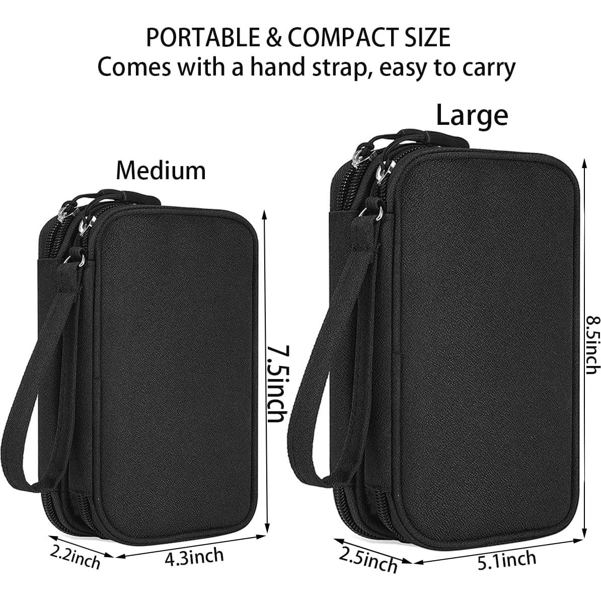 Organizador Electrónico de Viaje CAAORDKSO Grande Negro