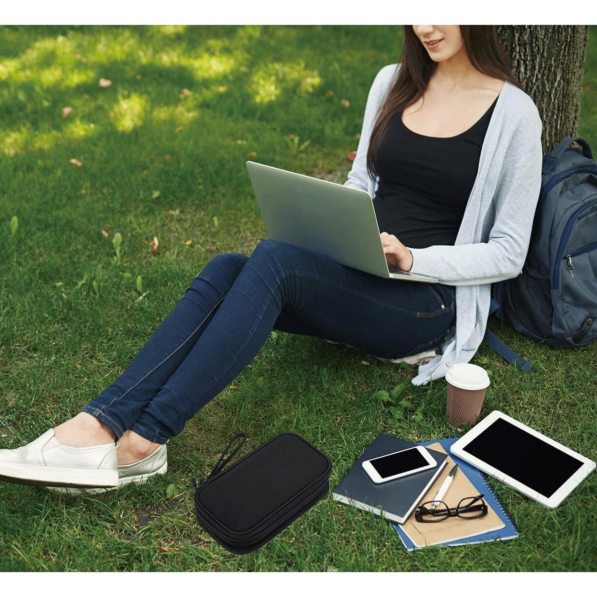 Organizador Electrónico de Viaje CAAORDKSO Grande Negro