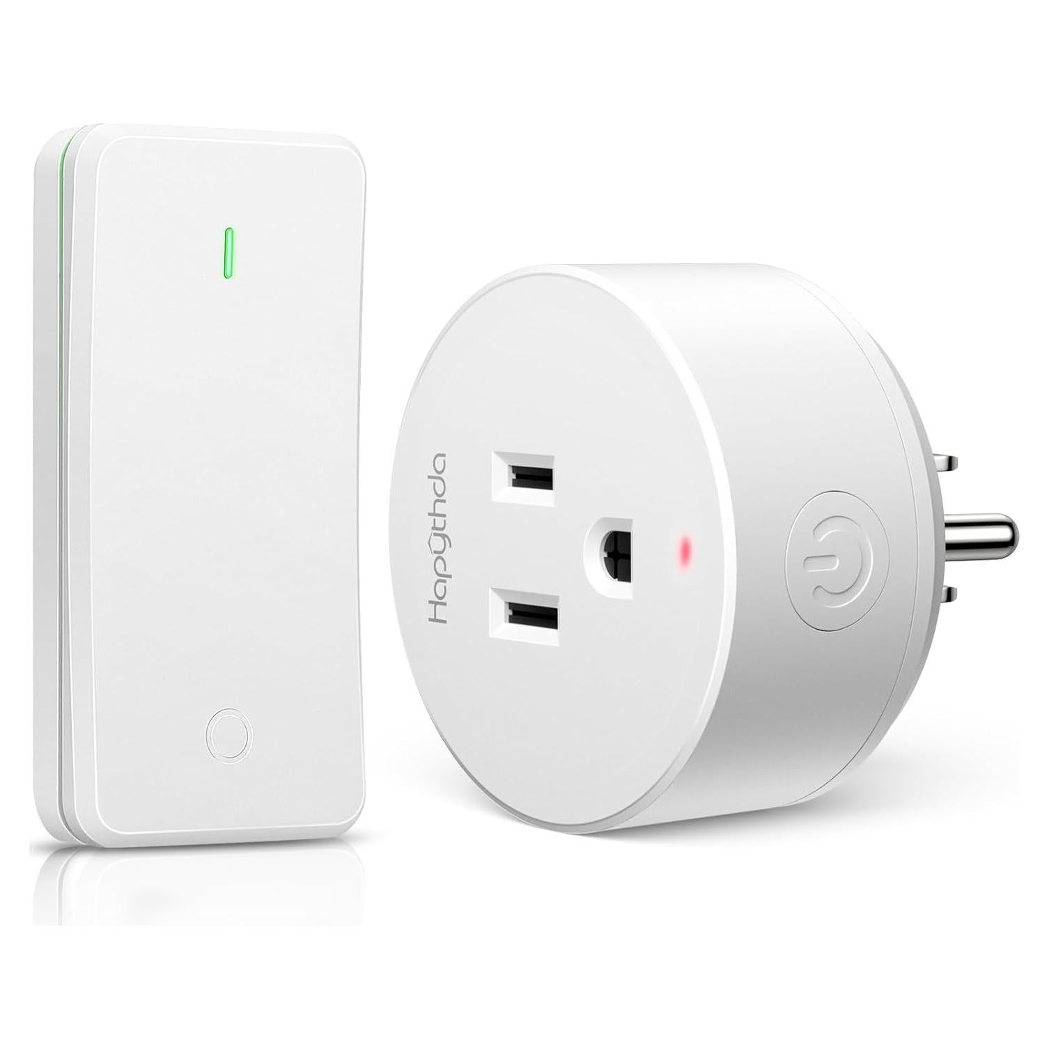 Enchufe de Control Remoto HAPYTHDA 15A 1500W Inalámbrico