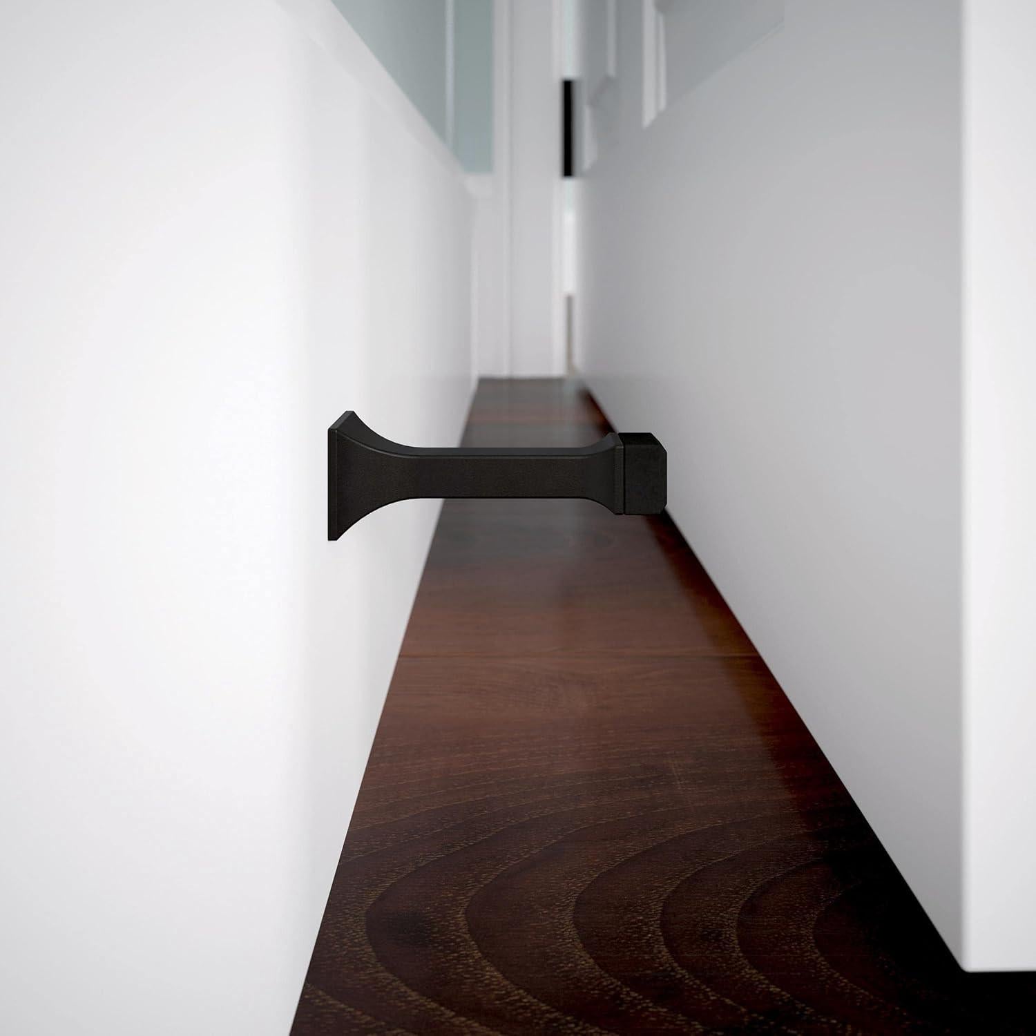 Parada de Puerta Franklin Brass Classic Edge 5-Pack Negro Mate