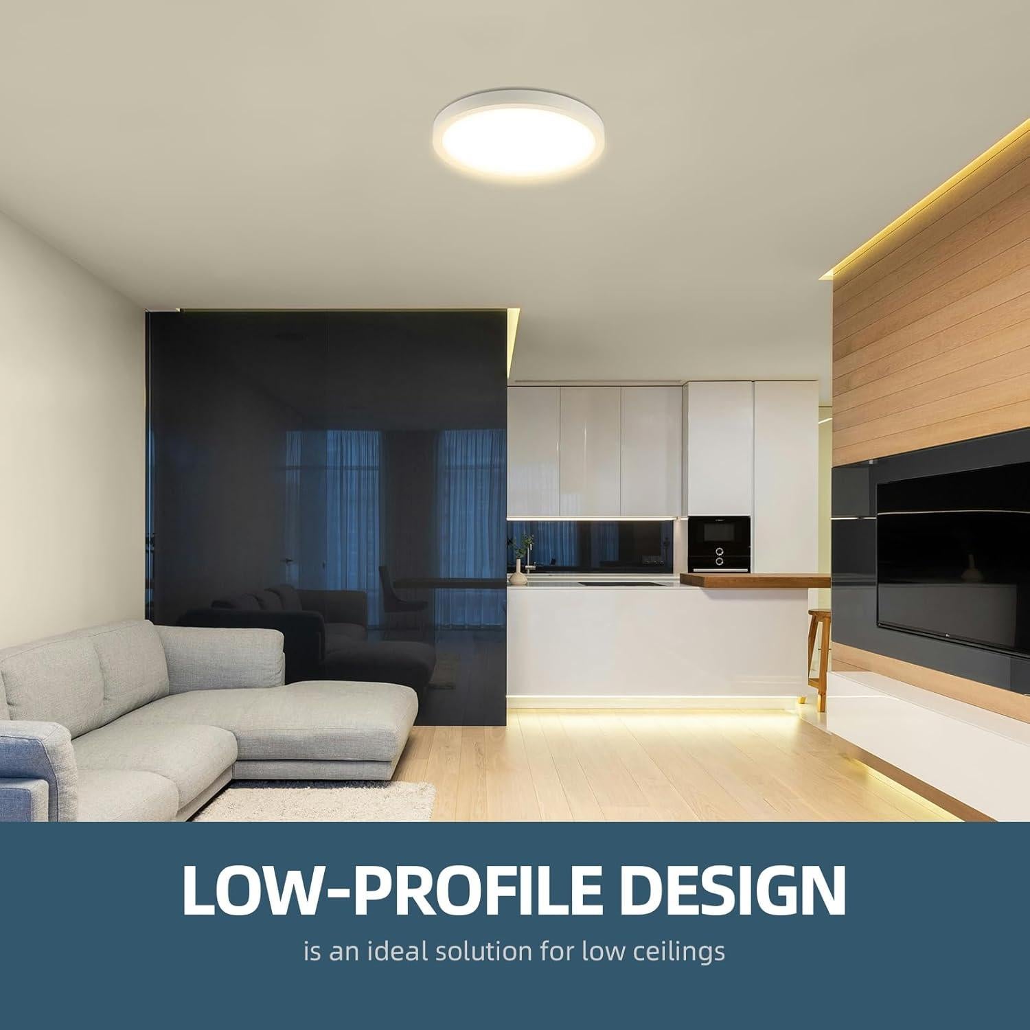 Luz de Techo LED Empotrada ECOELER 24W 1800Lm 9" 5 Temperaturas