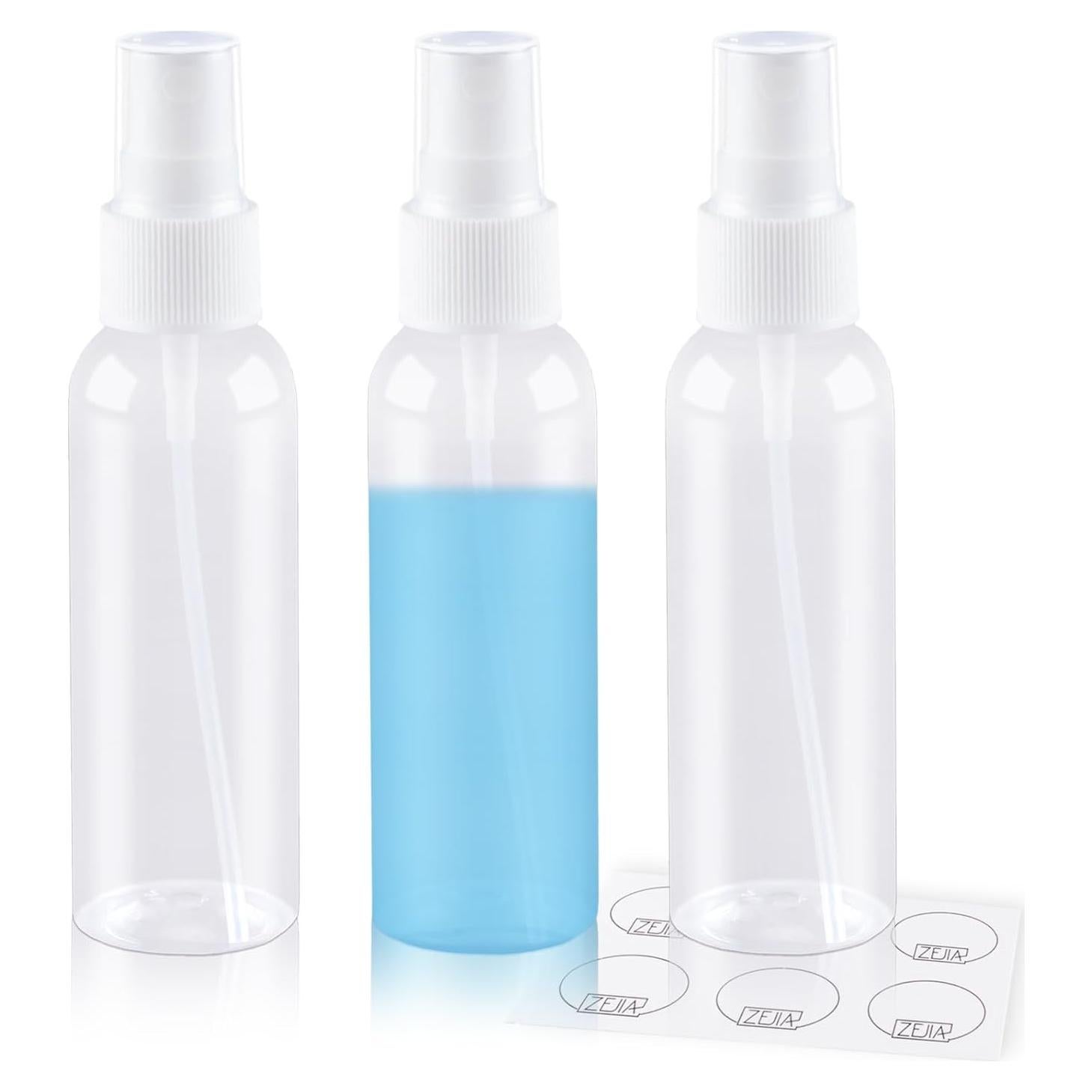 Botellas de Spray Pequeñas 60ml ZEJIA - 3 Piezas Rellenables