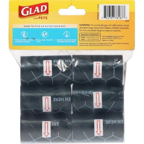 Bolsas de Desechos para Perros Glad for Pets 90 Unidades Aroma Fresco