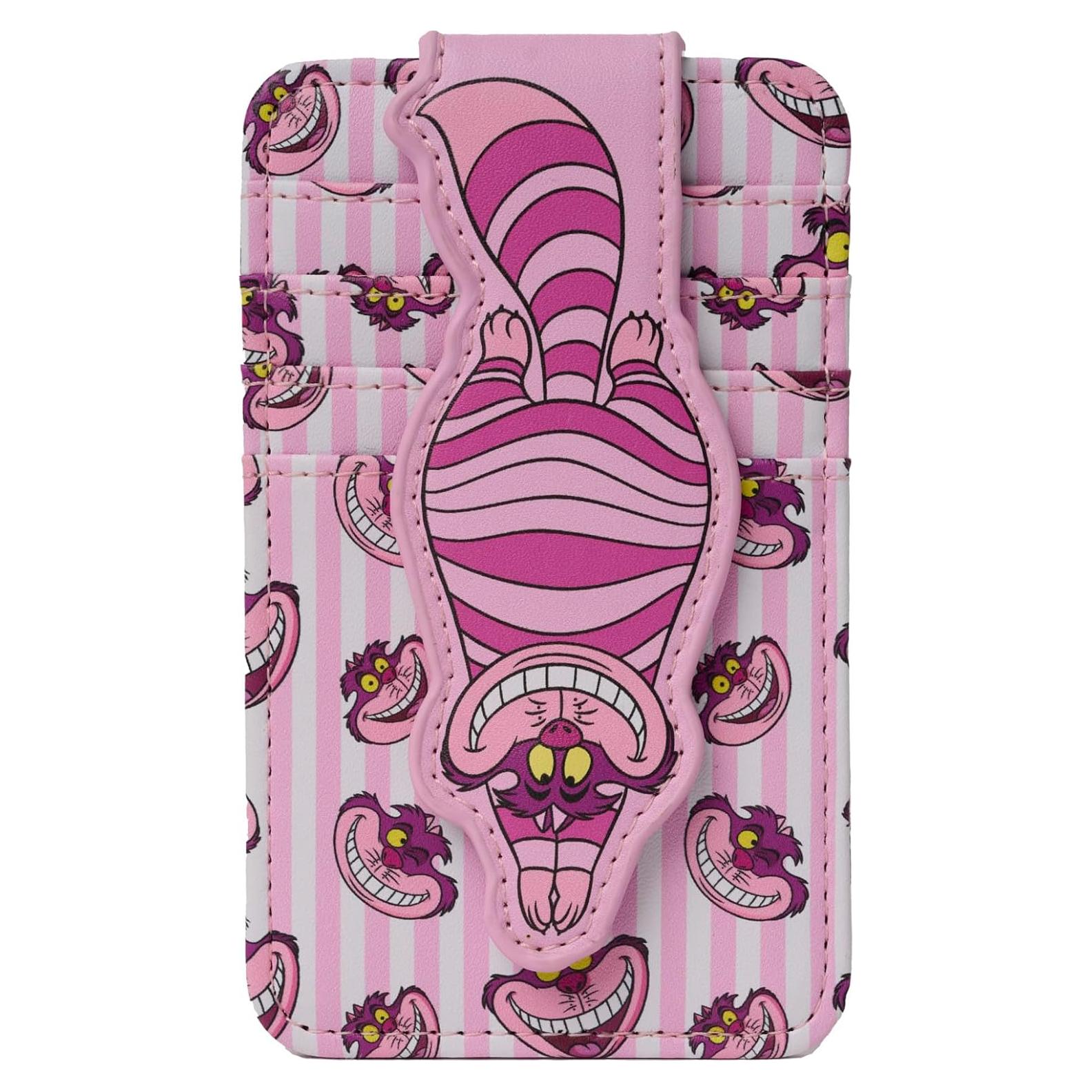 Billetera Portatarjetas Disney Gato de Cheshire Rosa Slim