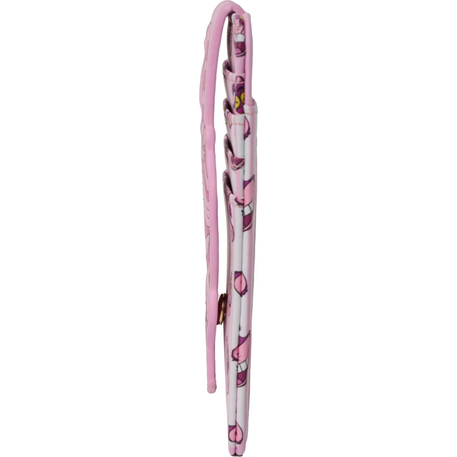 Billetera Portatarjetas Disney Gato de Cheshire Rosa Slim