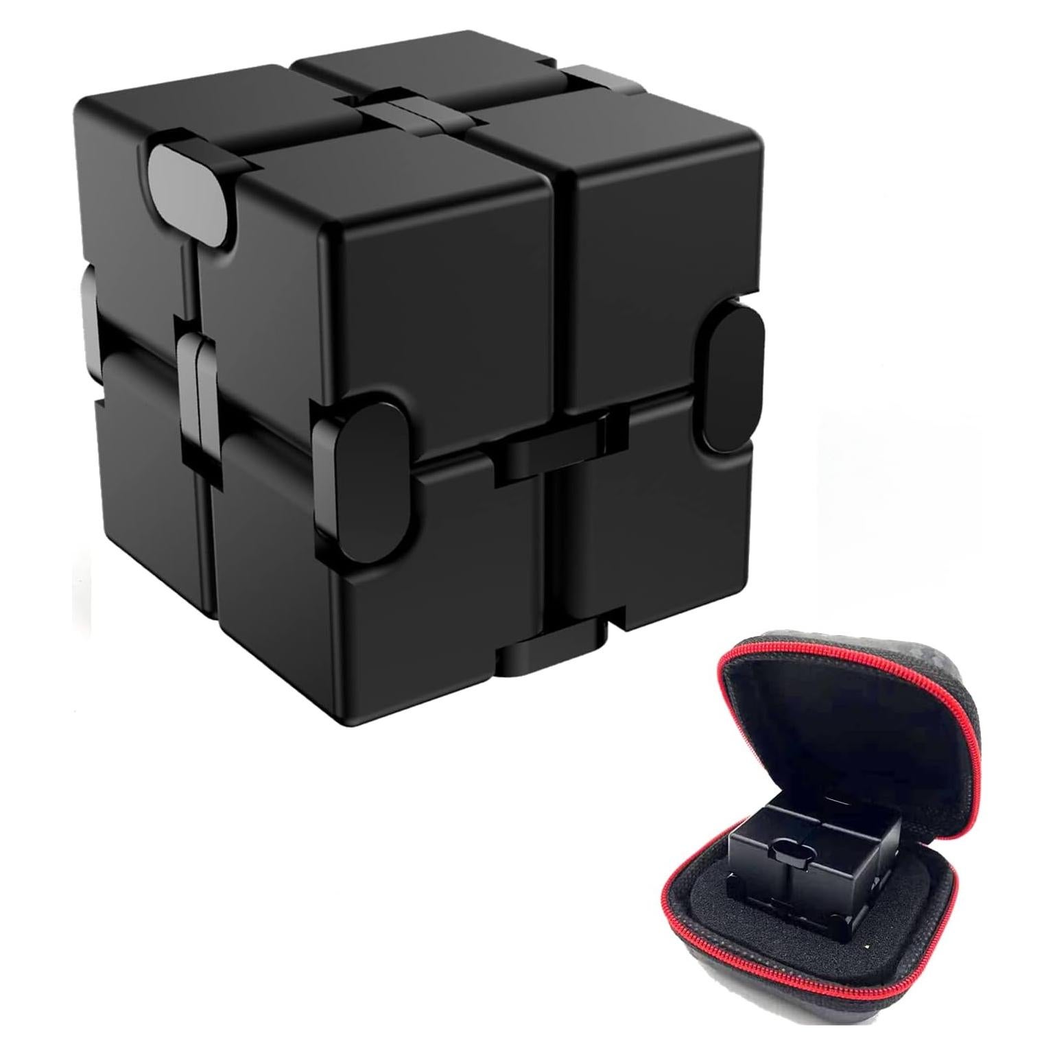 Cubo Infinito Antiestrés FUFUYOU Negro 8x4x2 cm