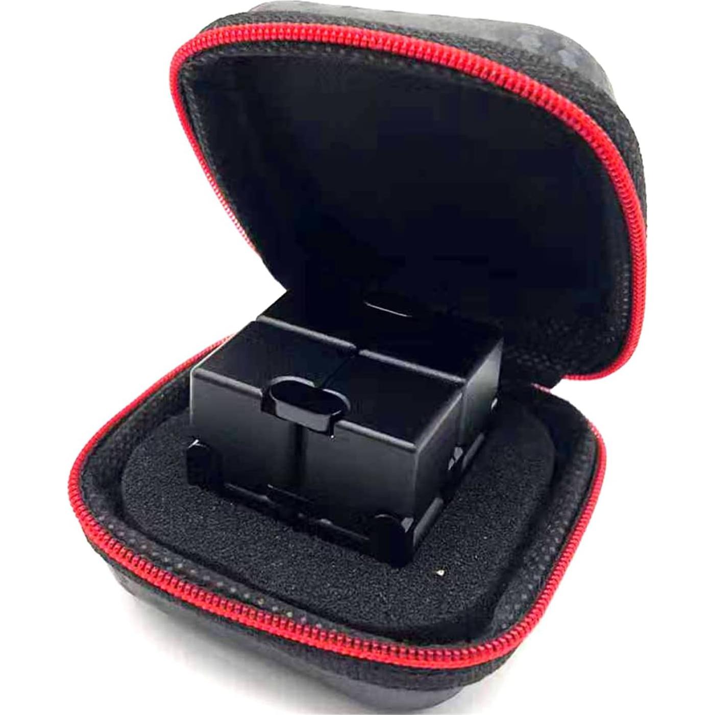 Cubo Infinito Antiestrés FUFUYOU Negro 8x4x2 cm