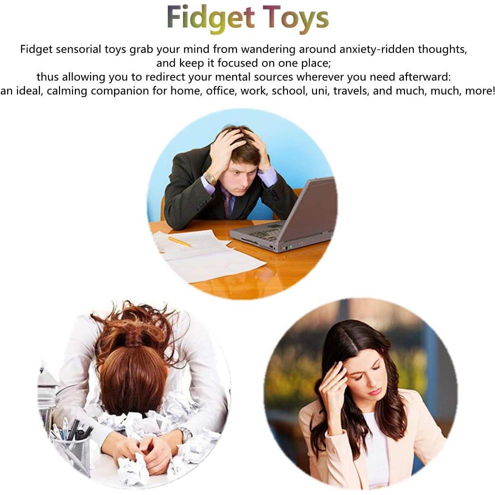 Cubo Infinito Antiestrés FUFUYOU Negro 8x4x2 cm