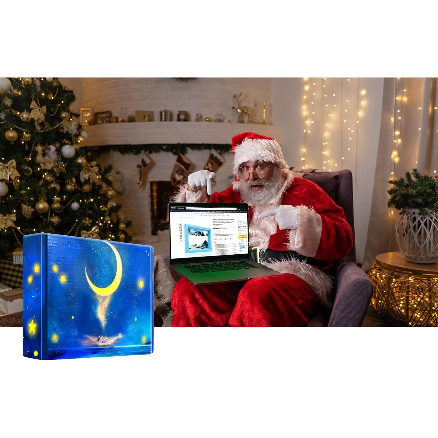 Arte de Arena en Movimiento Whimsyyy Corazón del Océano Púrpura