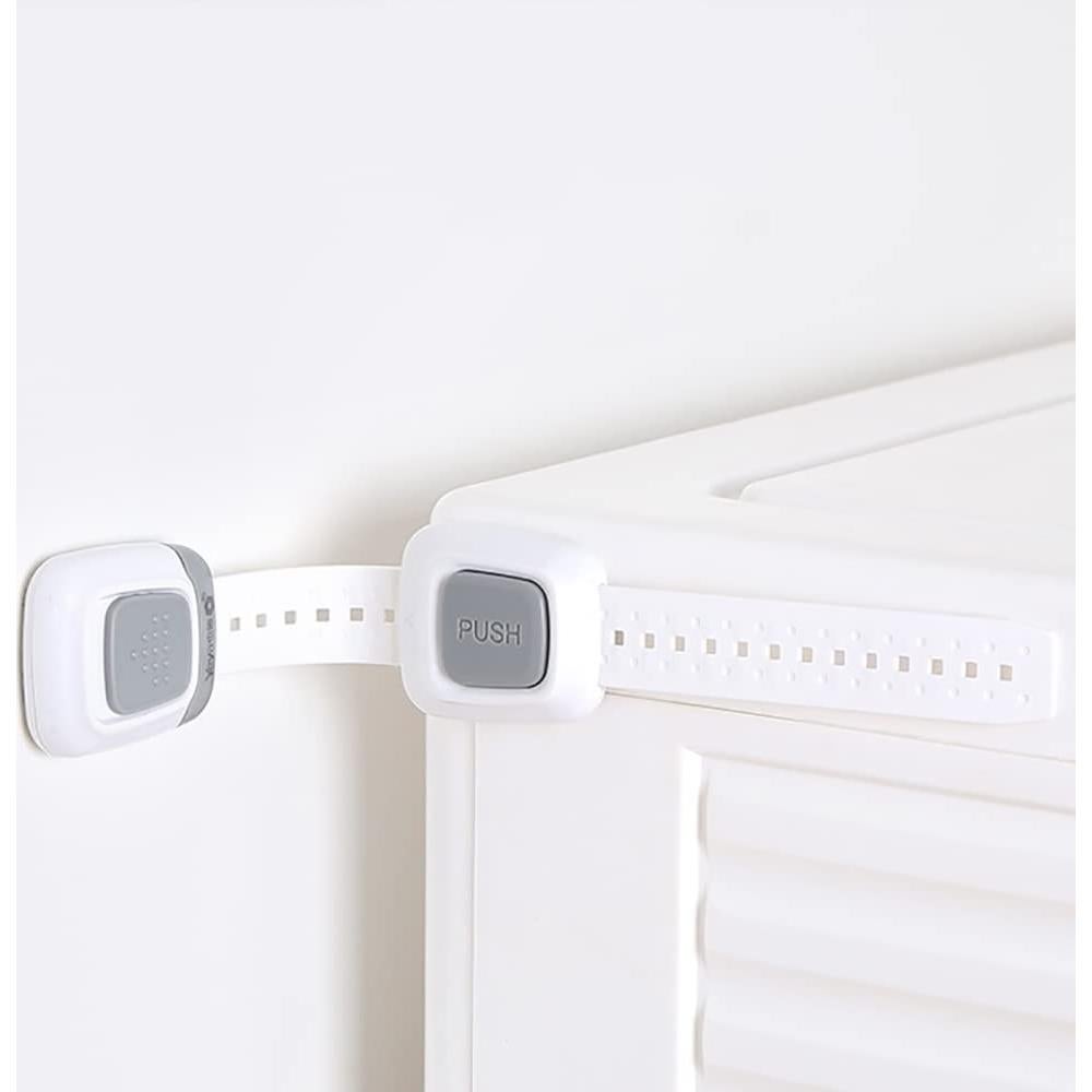 Anclajes de Muebles Antivuelco YEYA Sin Perforación 4 Paquete