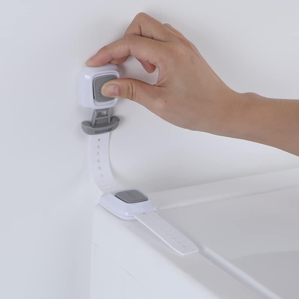 Anclajes de Muebles Antivuelco YEYA Sin Perforación 4 Paquete